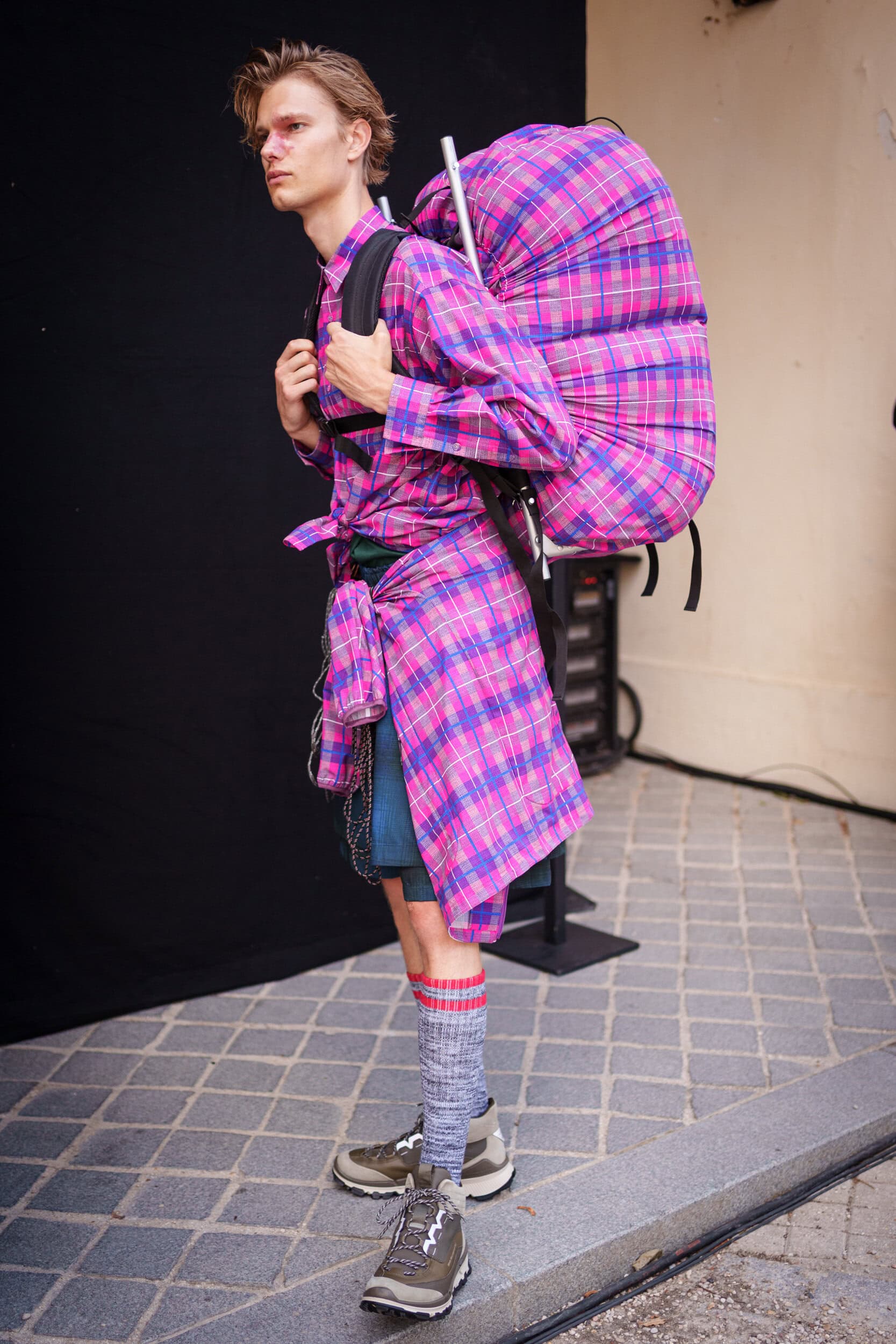 White Mountaineering Spring 2026 Men's Fashion Show Backstage