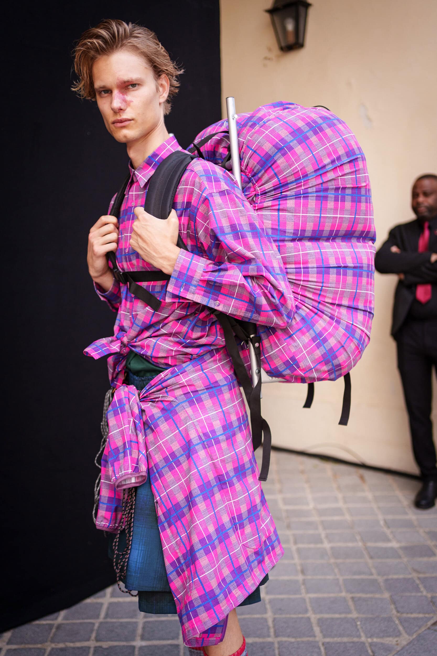 White Mountaineering Spring 2026 Men's Fashion Show Backstage