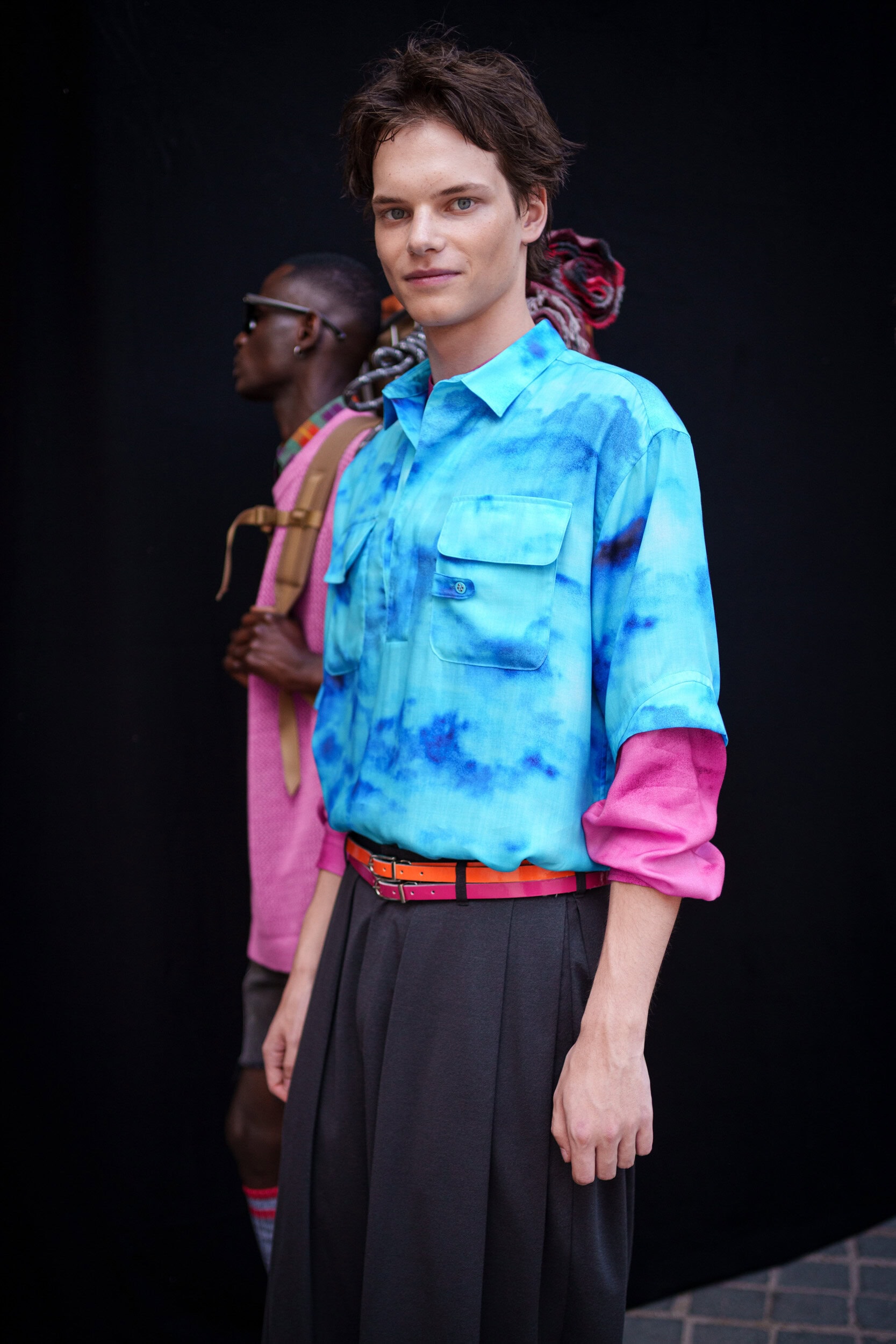 White Mountaineering Spring 2026 Men's Fashion Show Backstage