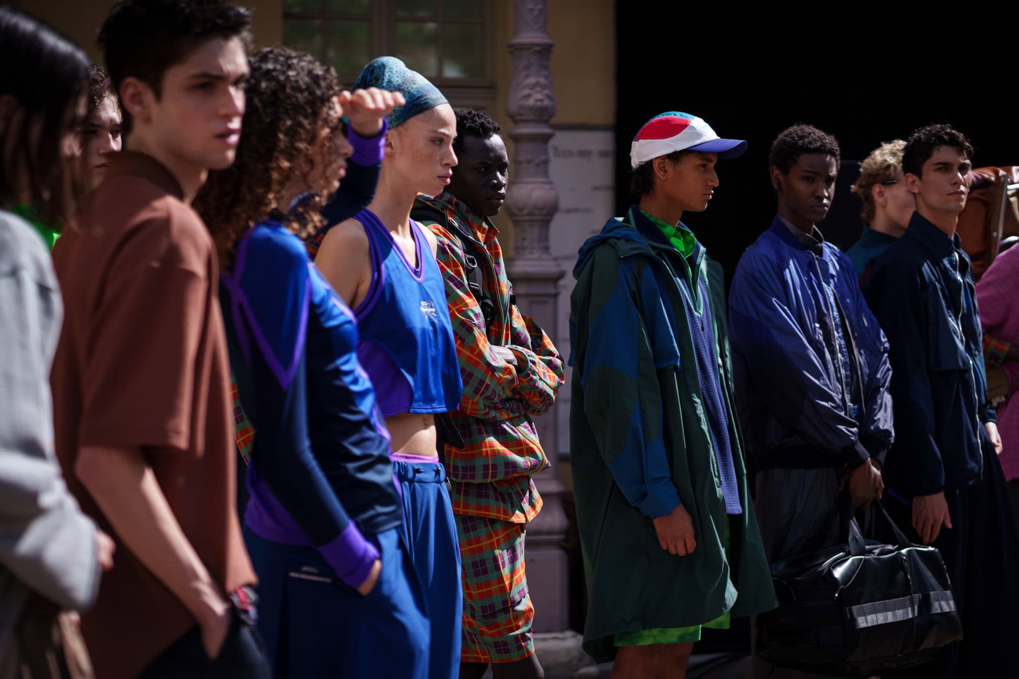 White Mountaineering Spring 2026 Men's Fashion Show Backstage