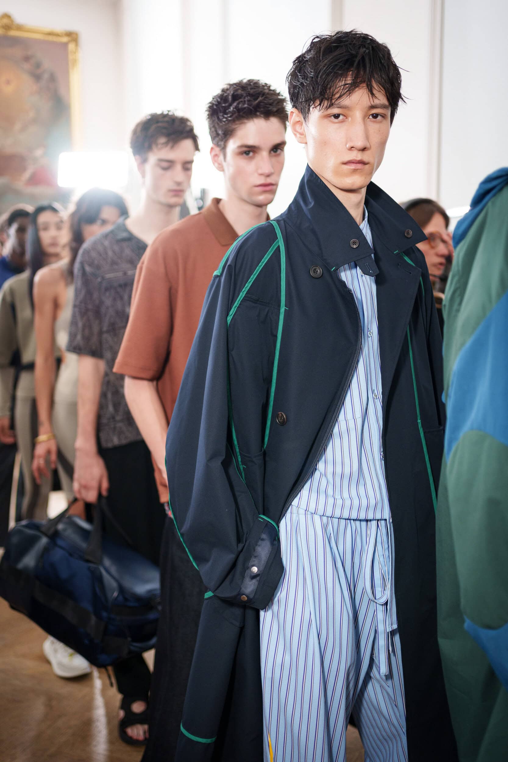 White Mountaineering Spring 2026 Men's Fashion Show Backstage