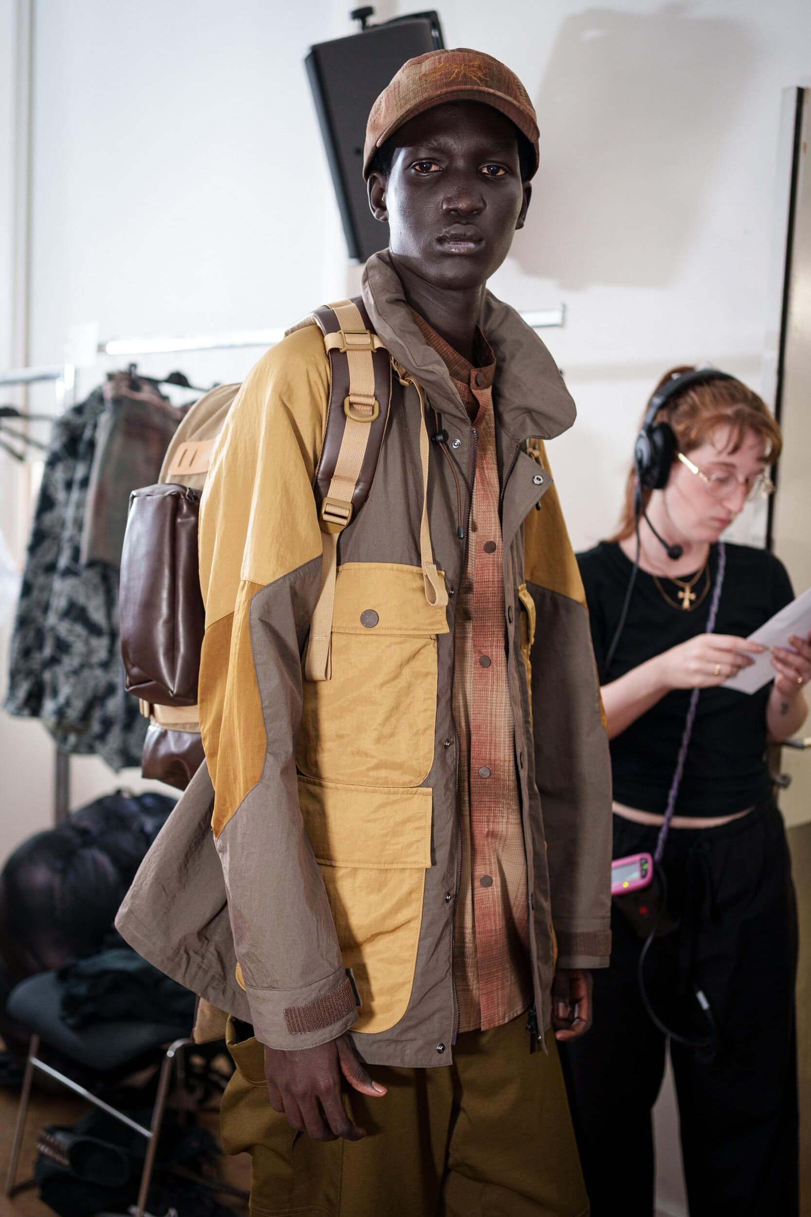 White Mountaineering Spring 2026 Men's Fashion Show Backstage
