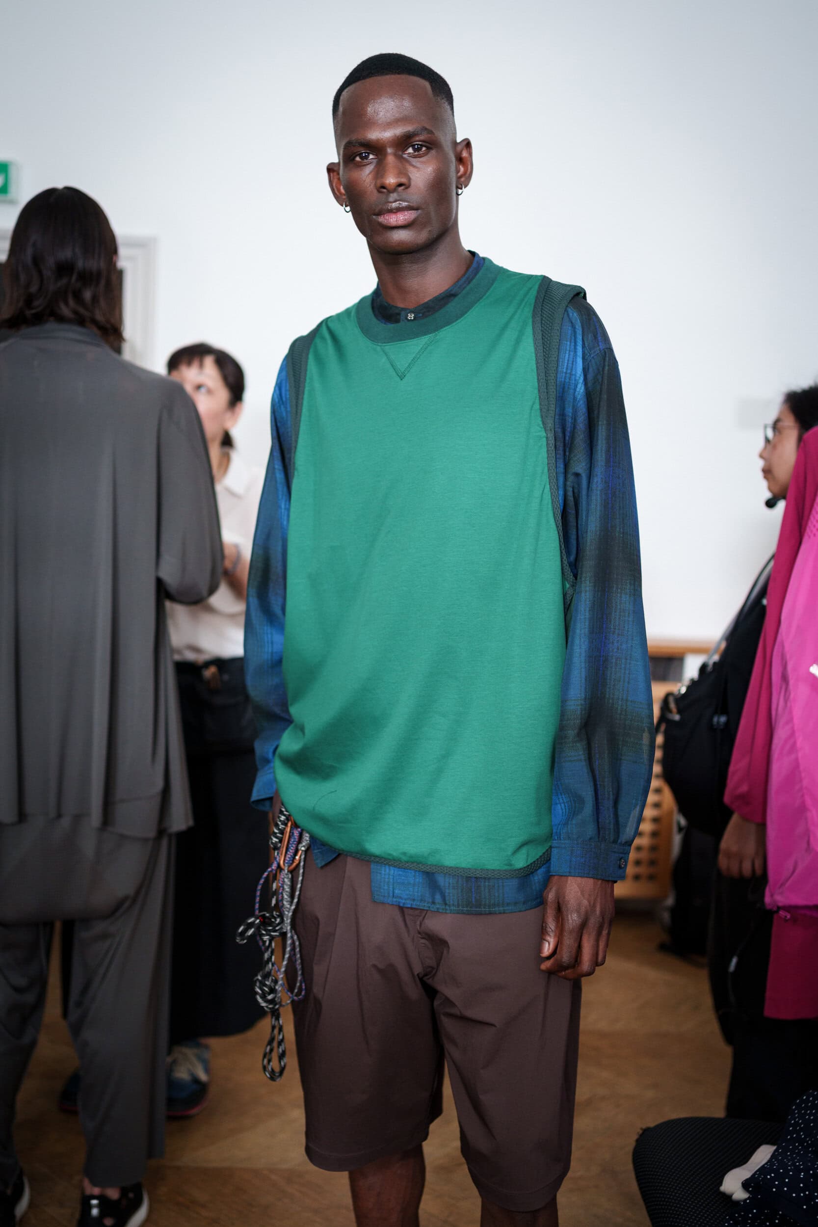White Mountaineering Spring 2026 Men's Fashion Show Backstage