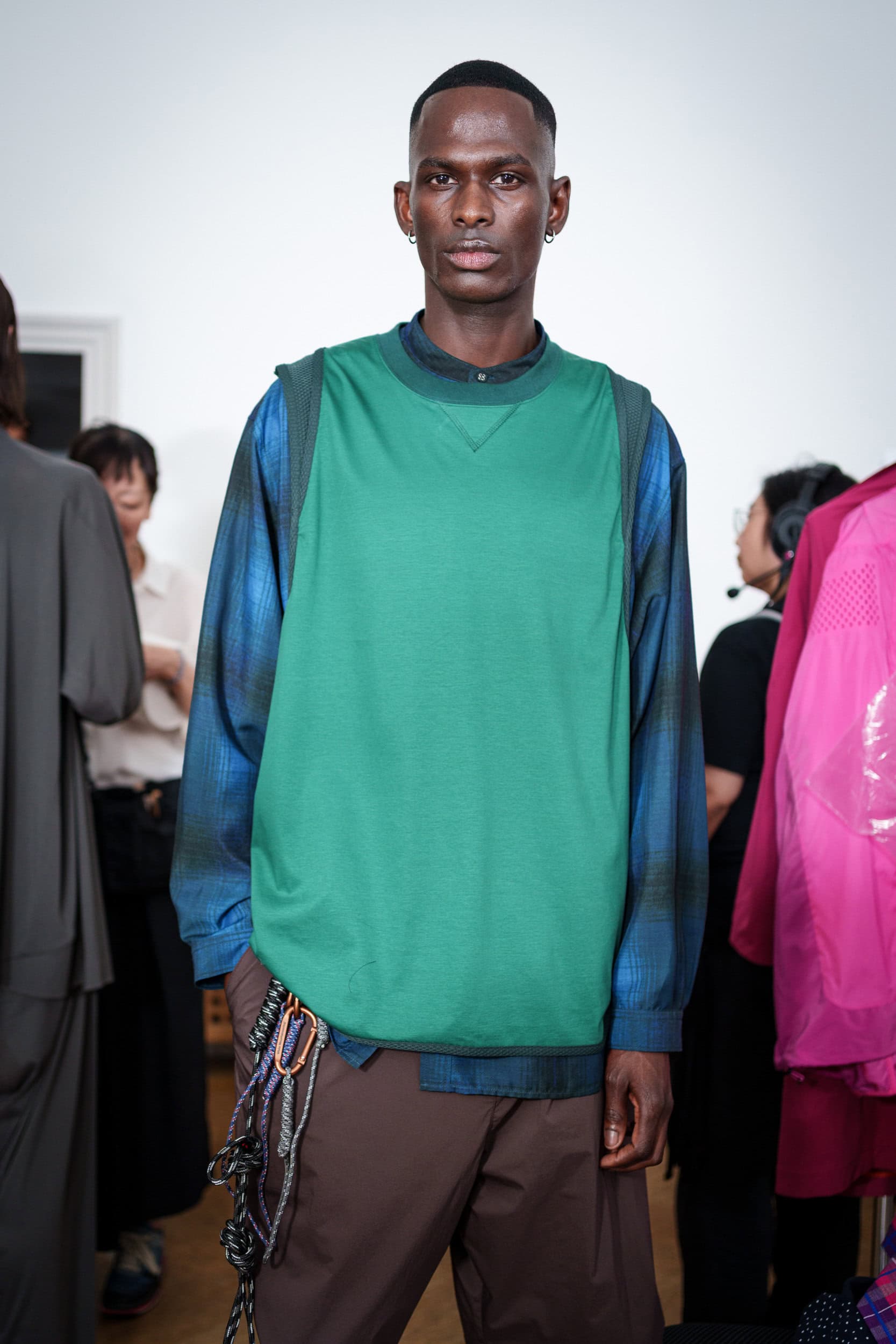 White Mountaineering Spring 2026 Men's Fashion Show Backstage