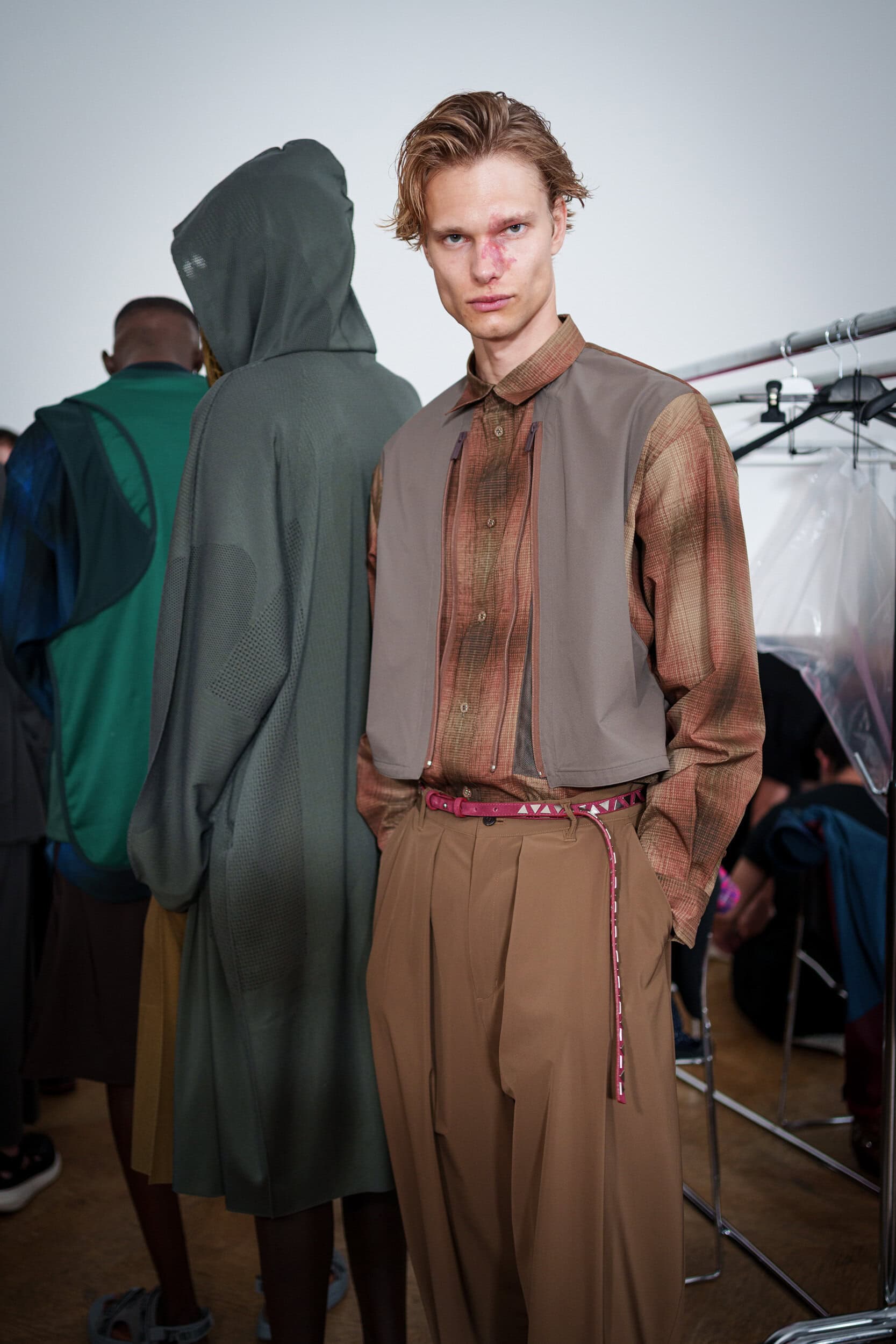 White Mountaineering Spring 2026 Men's Fashion Show Backstage