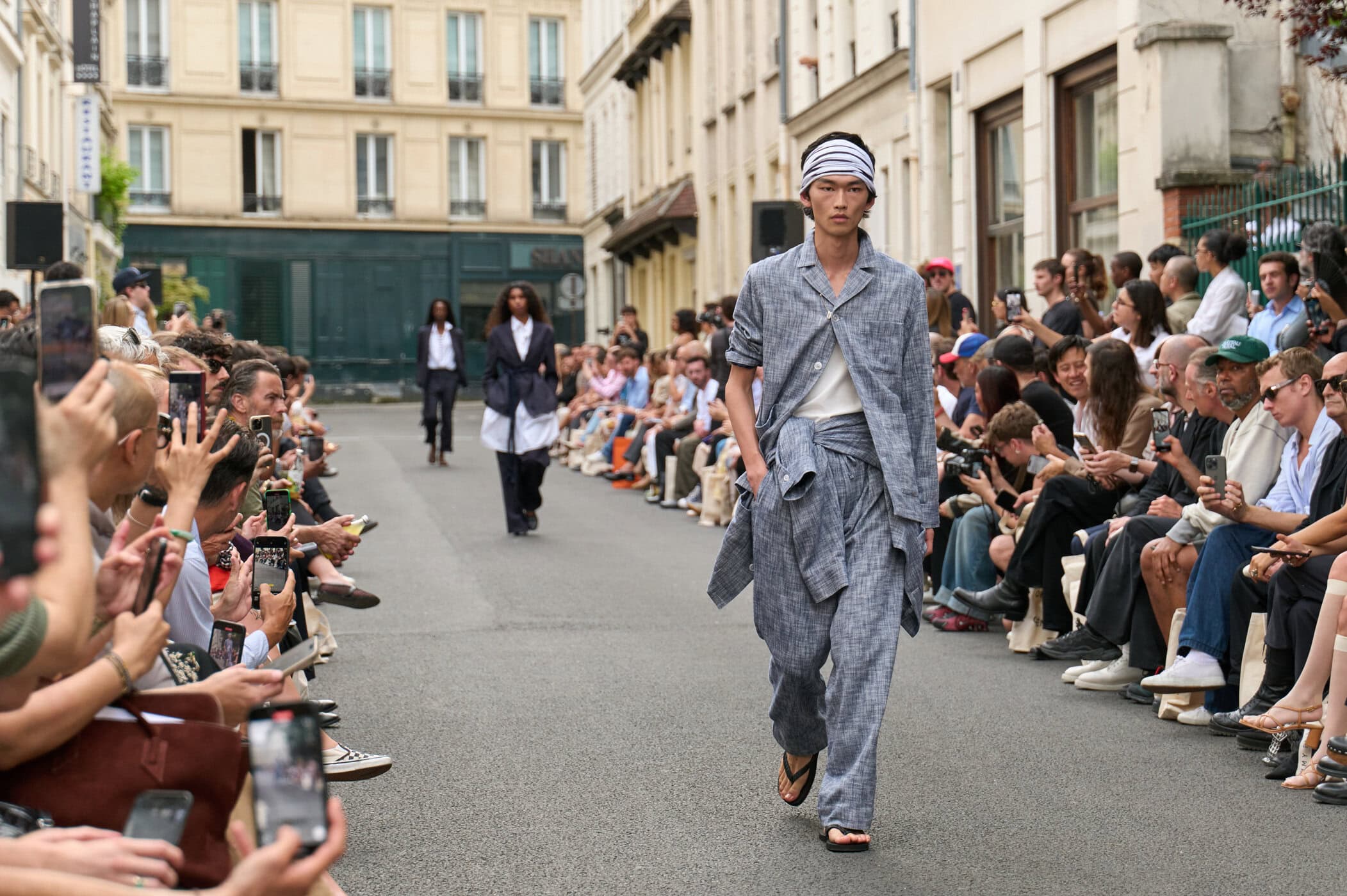 Officine Generale Spring 2026 Men's Fashion Show Atmosphere