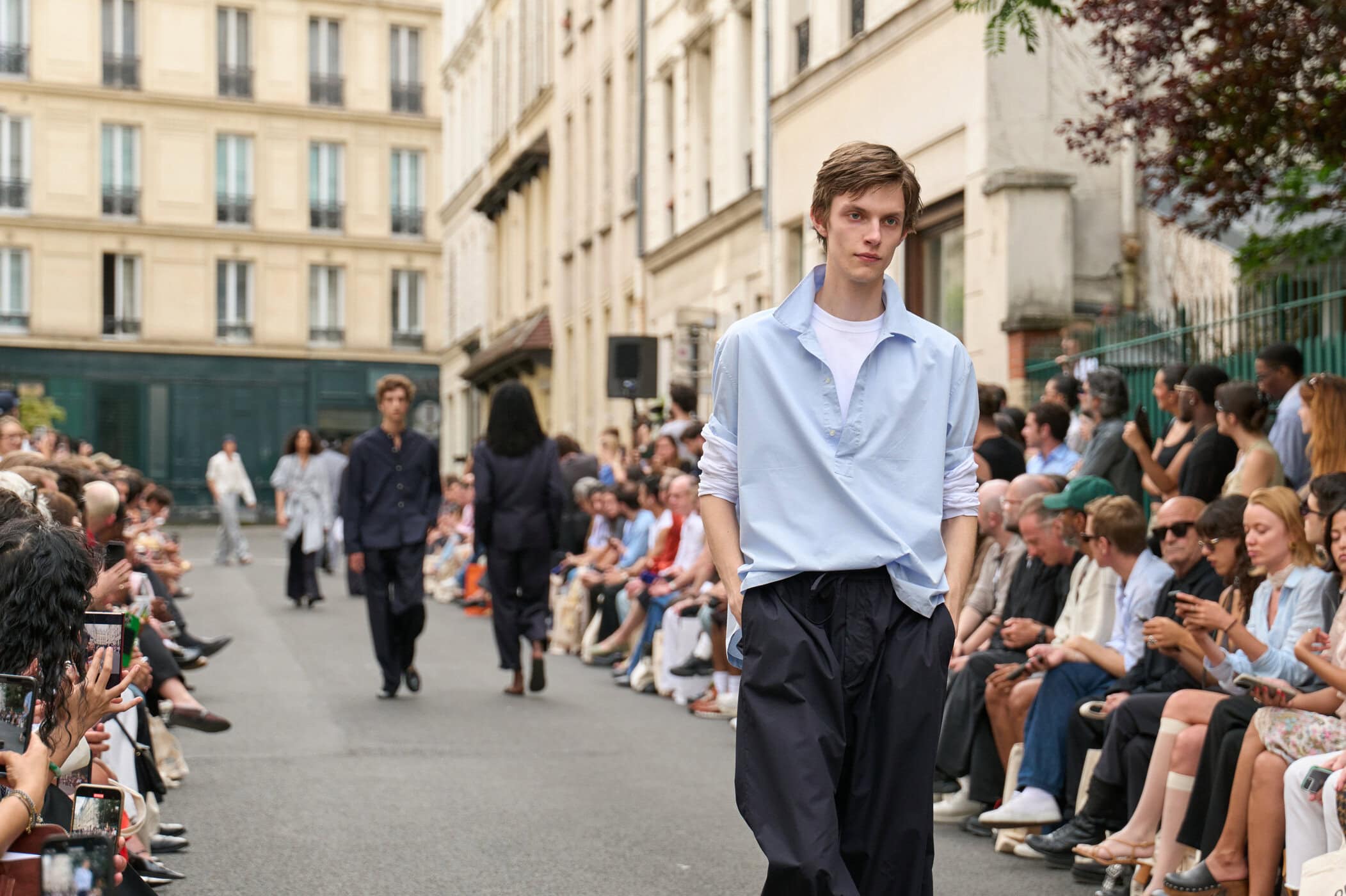 Officine Generale Spring 2026 Men's Fashion Show Atmosphere