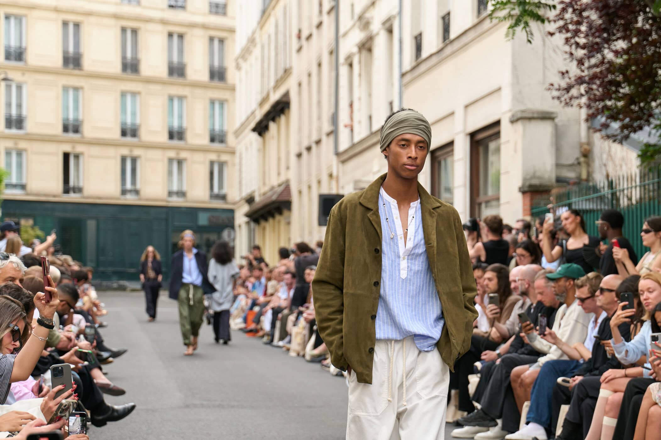 Officine Generale Spring 2026 Men's Fashion Show Atmosphere
