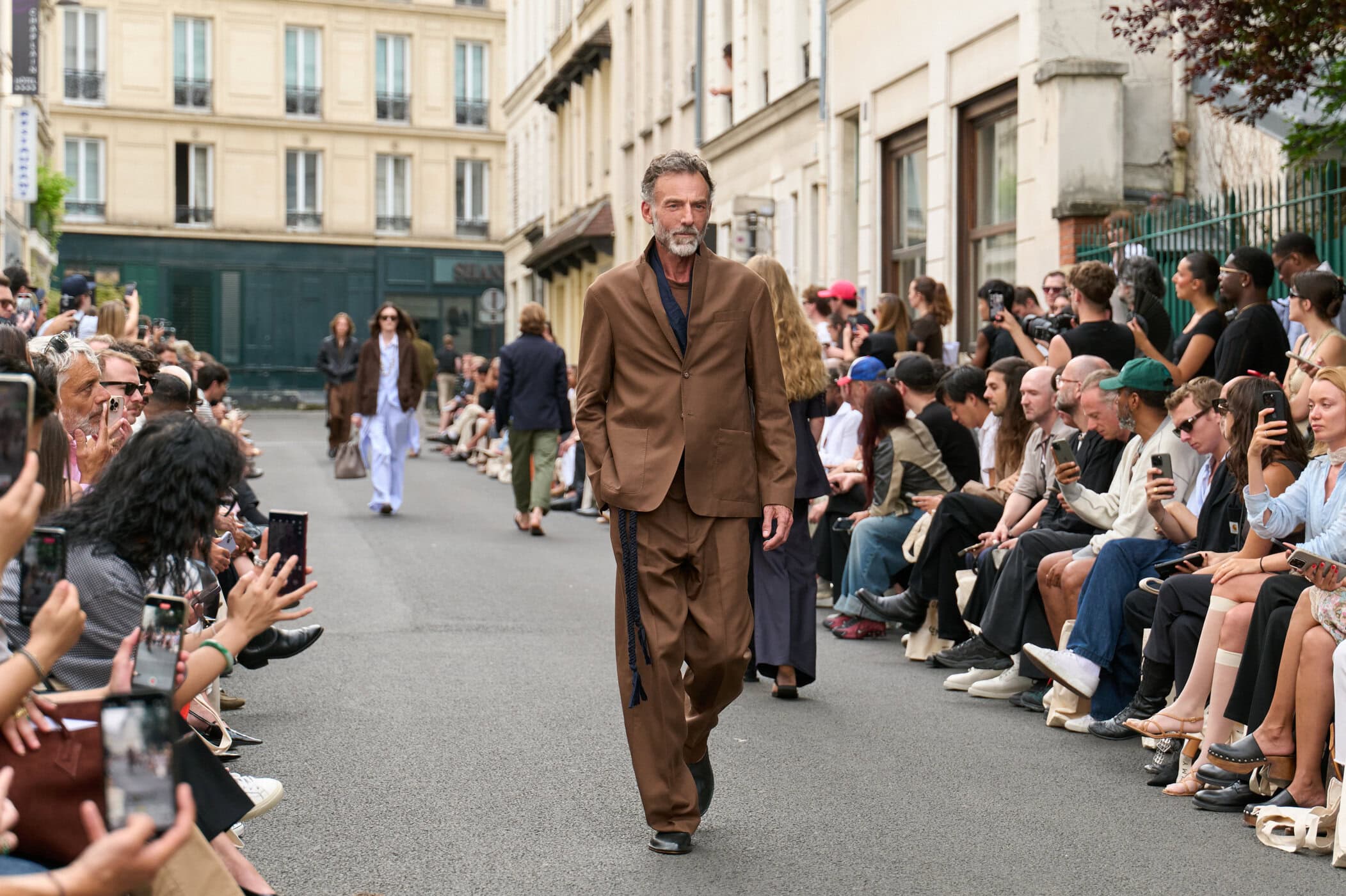 Officine Generale Spring 2026 Men's Fashion Show Atmosphere