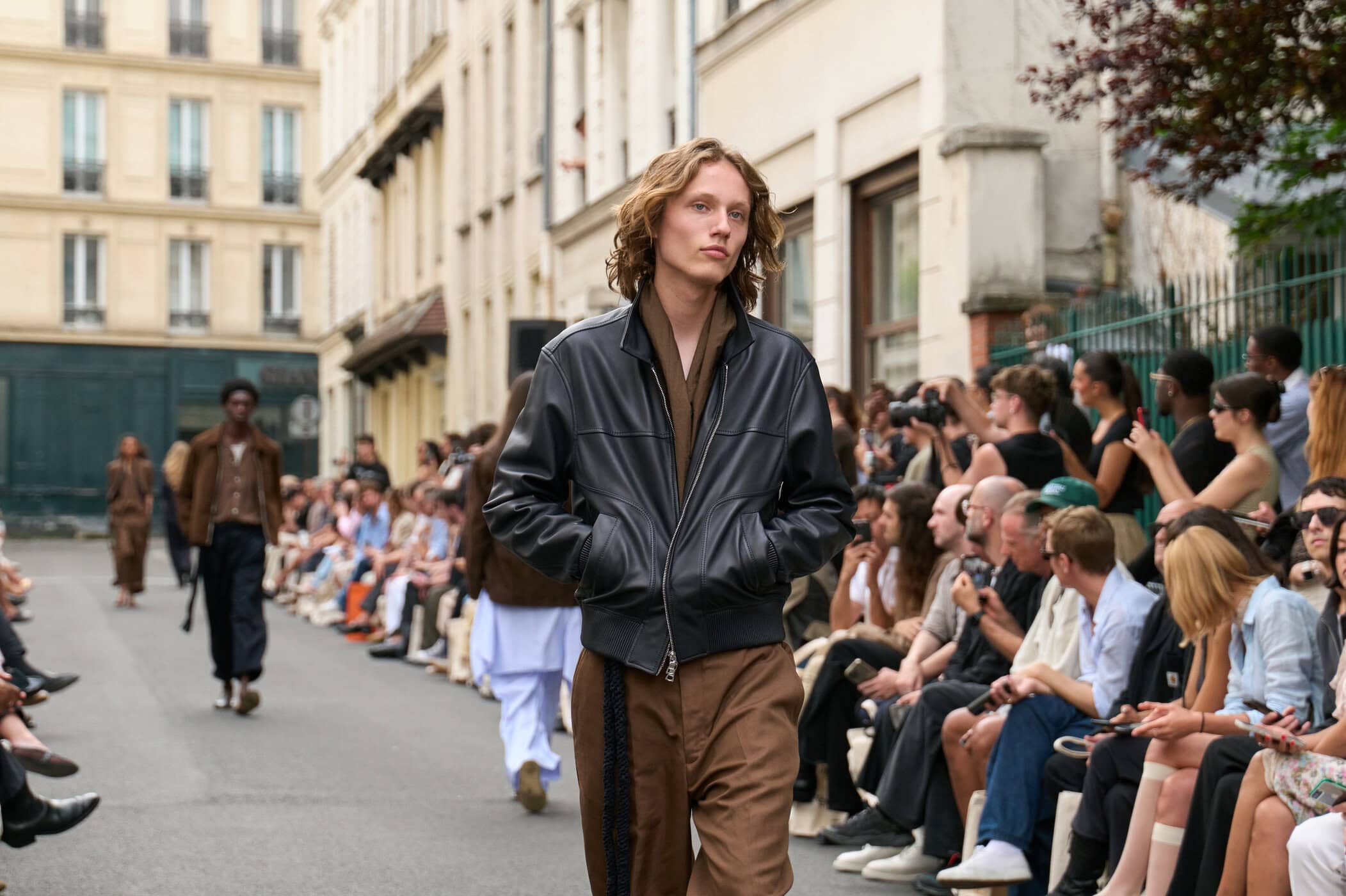 Officine Generale Spring 2026 Men's Fashion Show Atmosphere