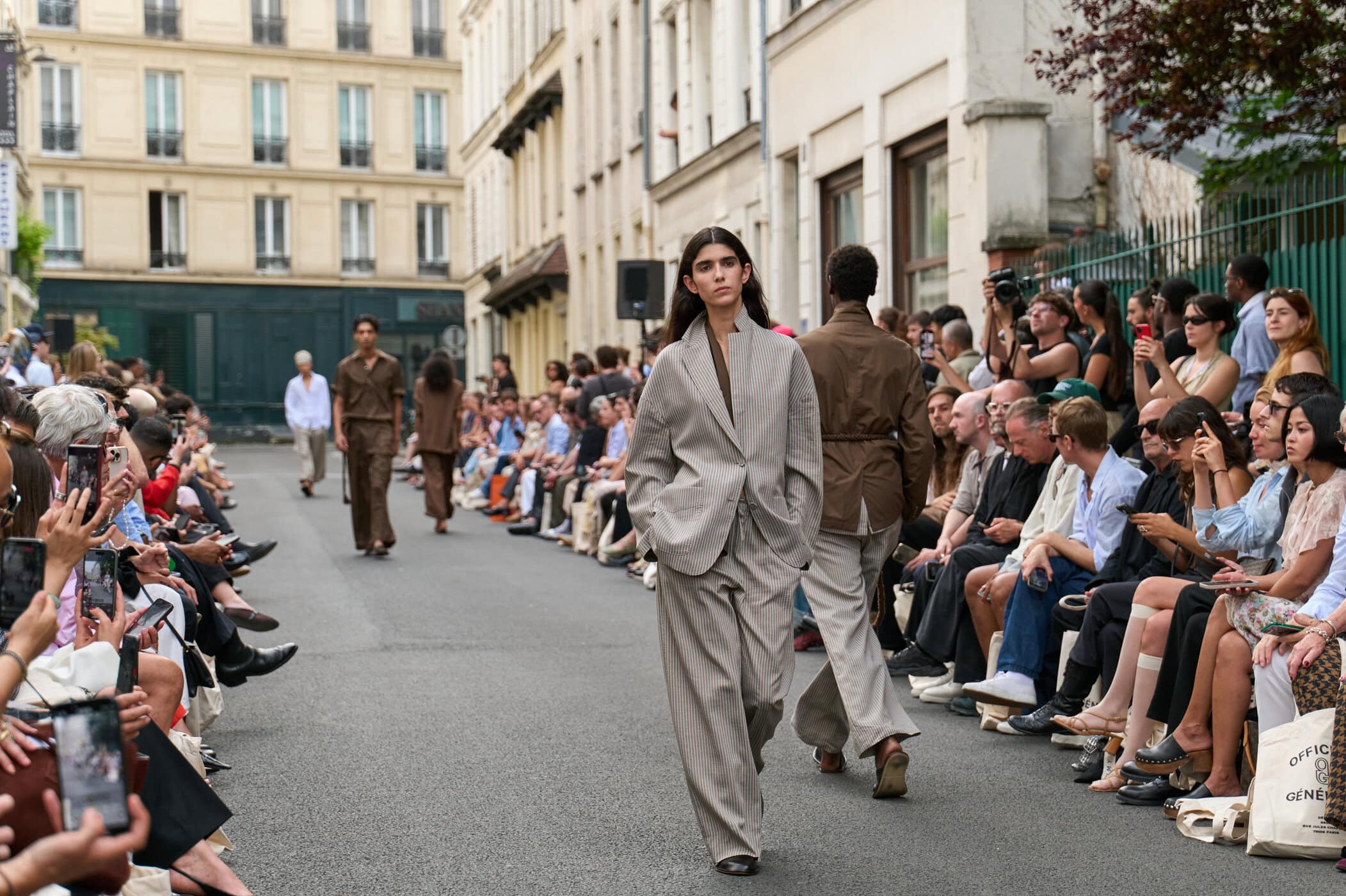 Officine Generale Spring 2026 Men's Fashion Show Atmosphere