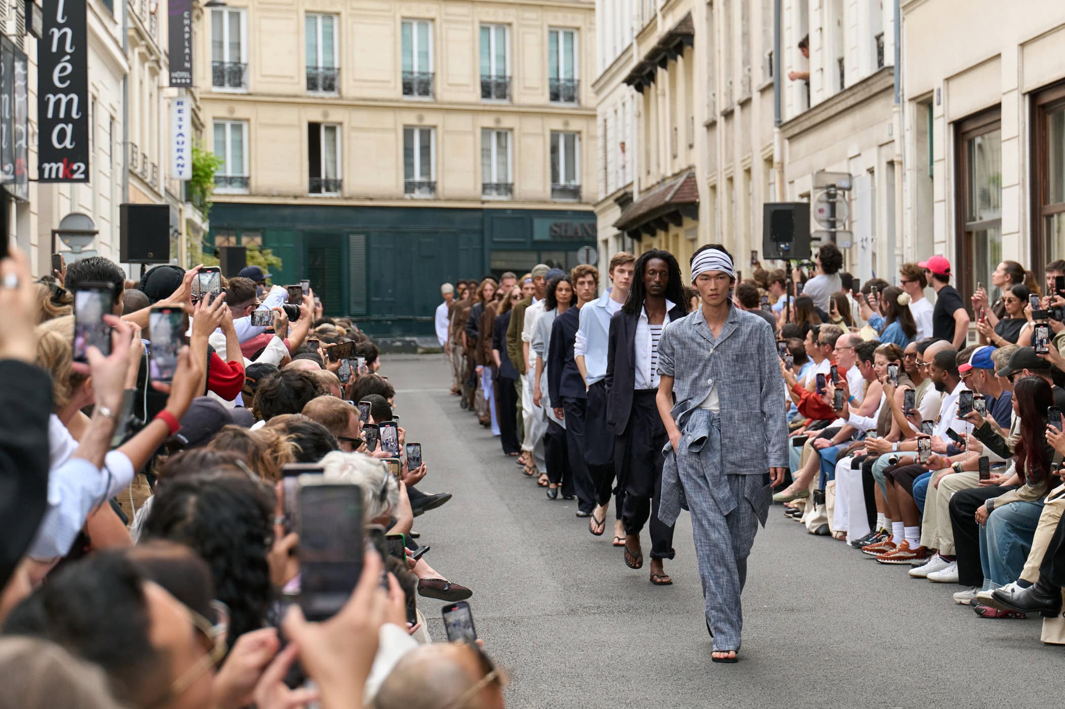 Officine Generale Spring 2026 Men's Fashion Show Atmosphere
