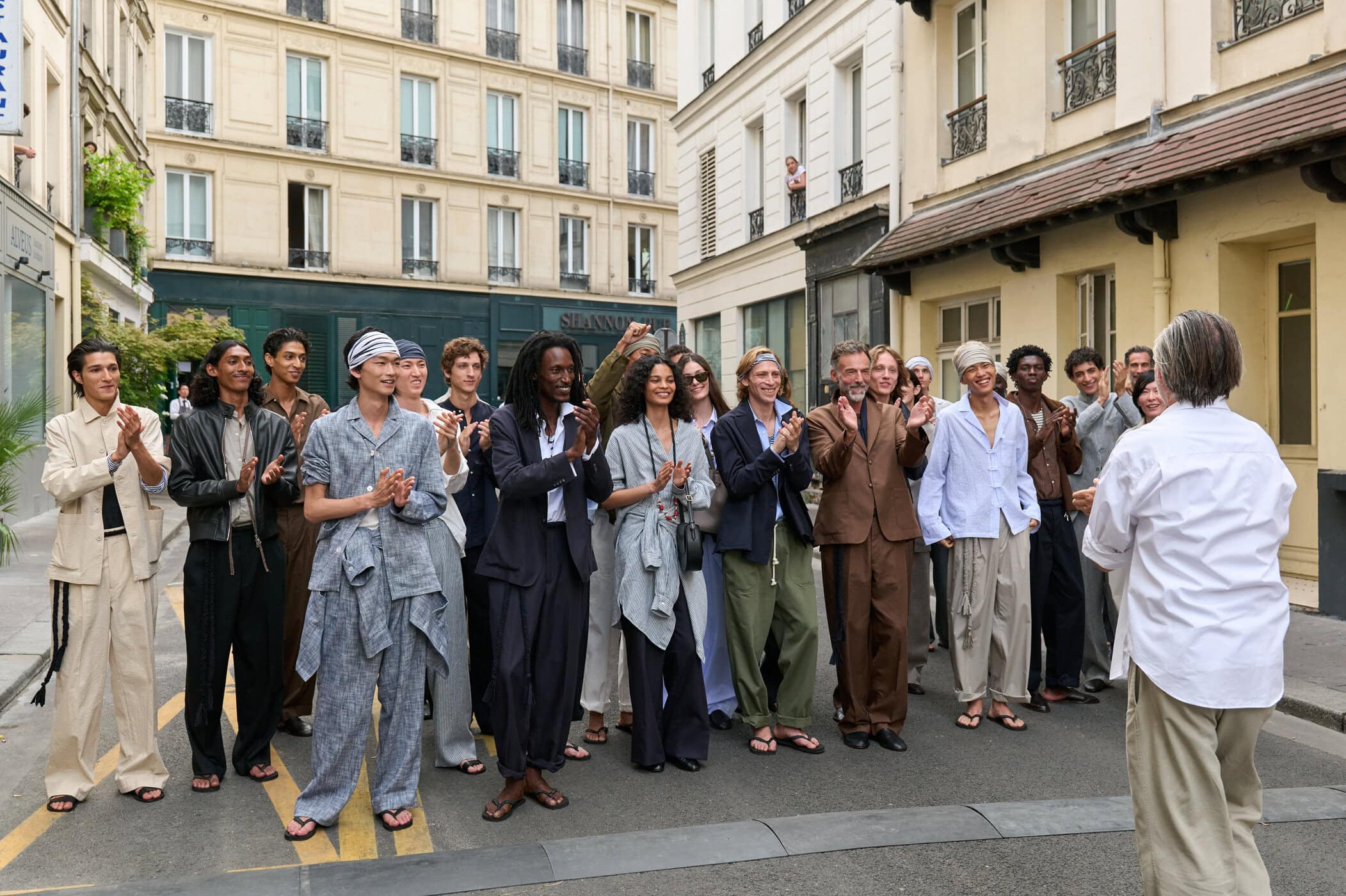 Officine Generale Spring 2026 Men's Fashion Show Atmosphere