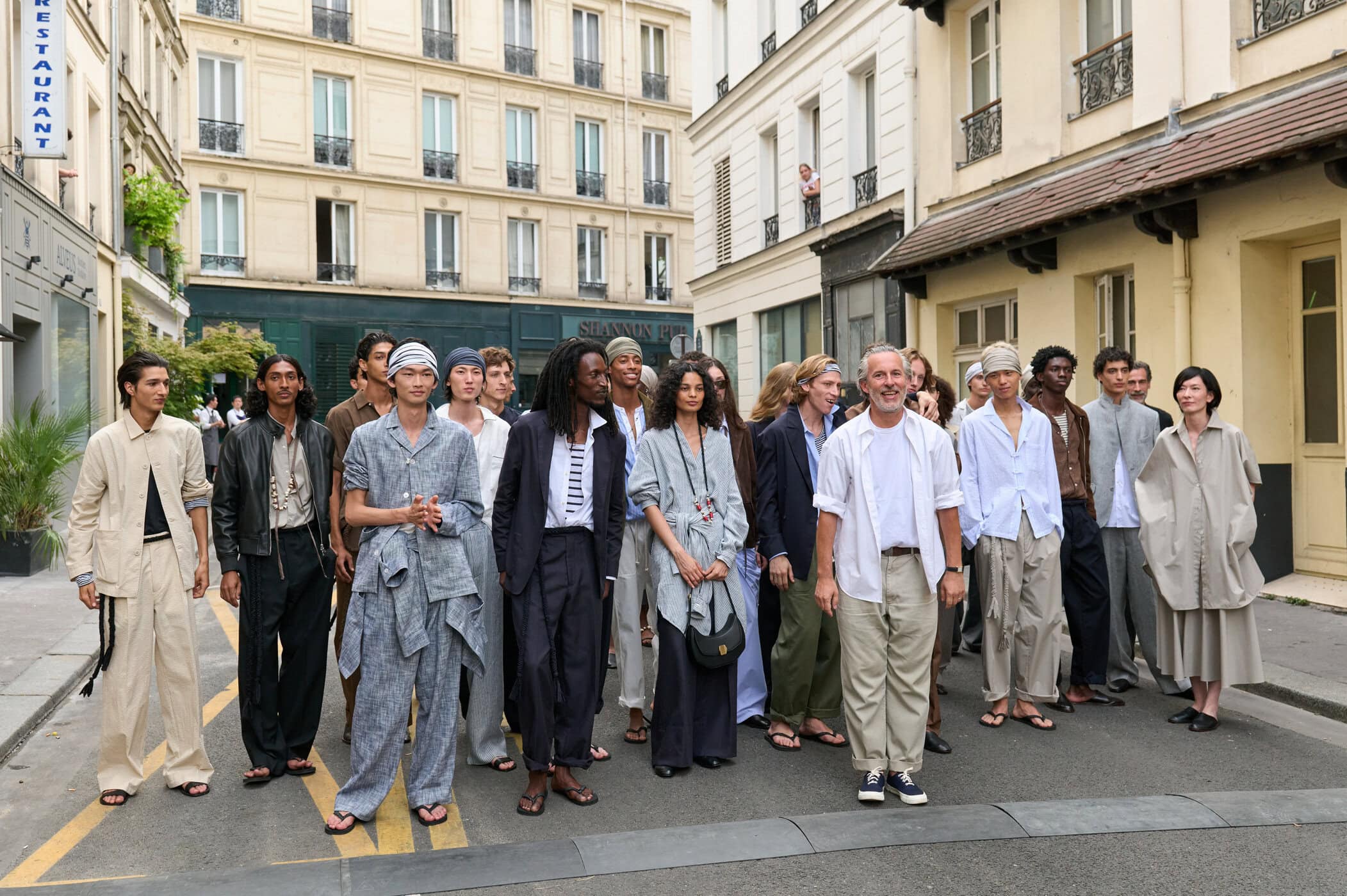 Officine Generale Spring 2026 Men's Fashion Show Atmosphere