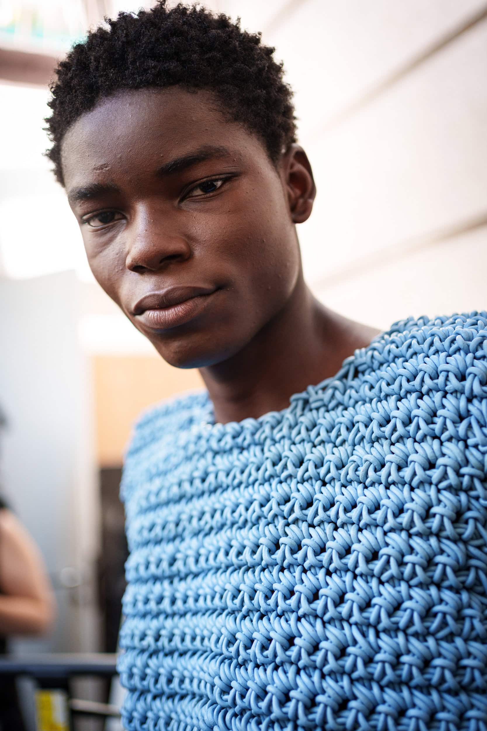 Pedro Andrade Spring 2026 Men's Fashion Show Backstage