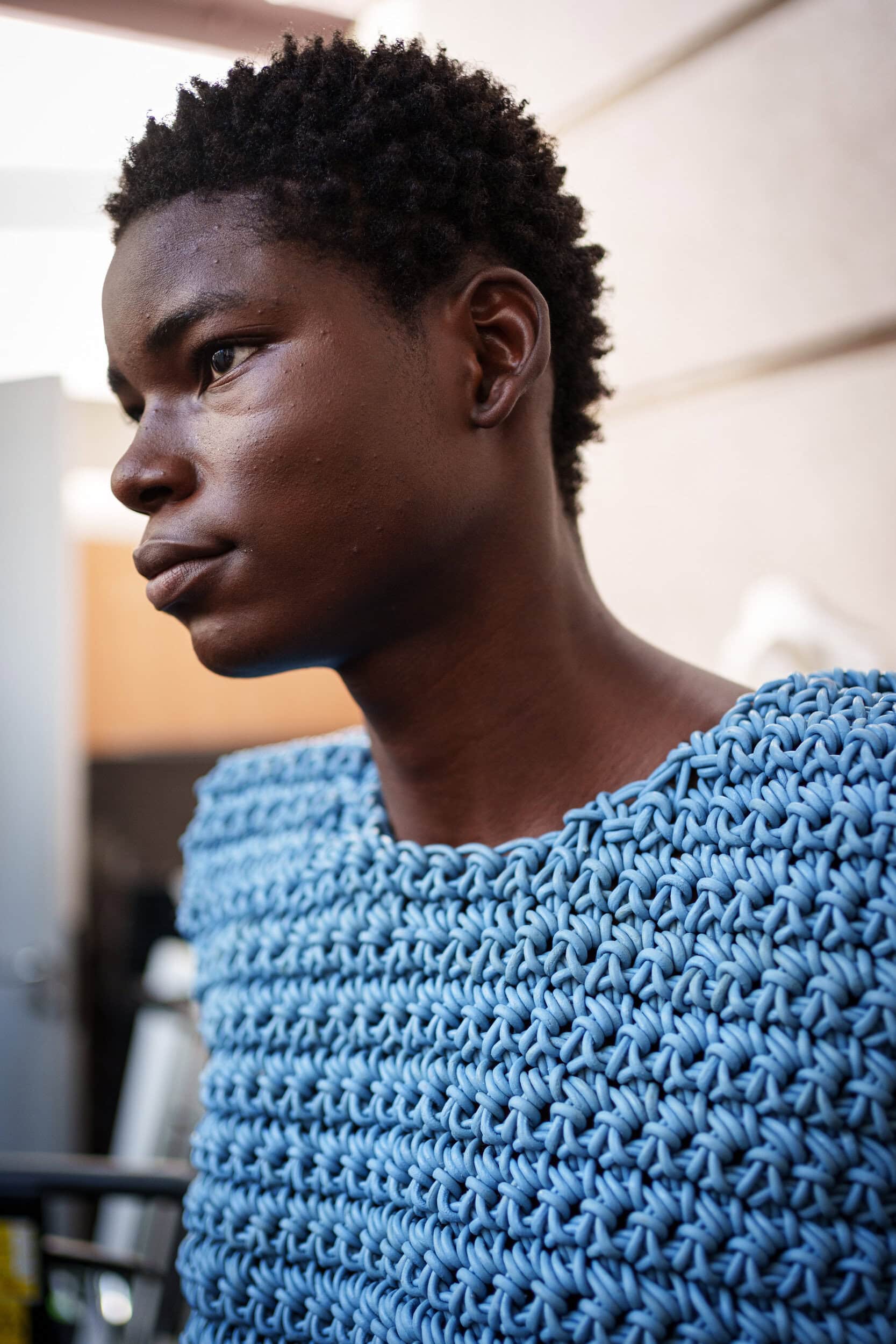 Pedro Andrade Spring 2026 Men's Fashion Show Backstage