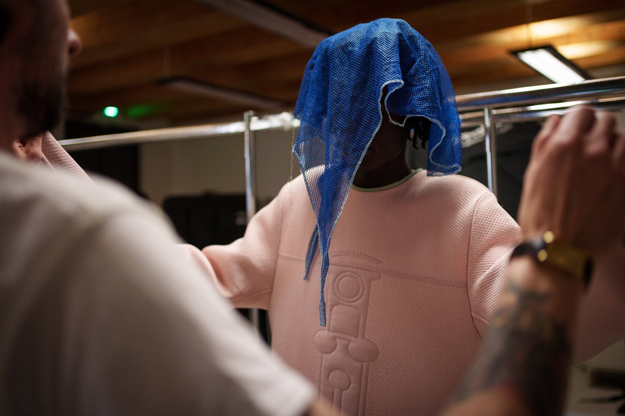Pedro Andrade Spring 2026 Men's Fashion Show Backstage