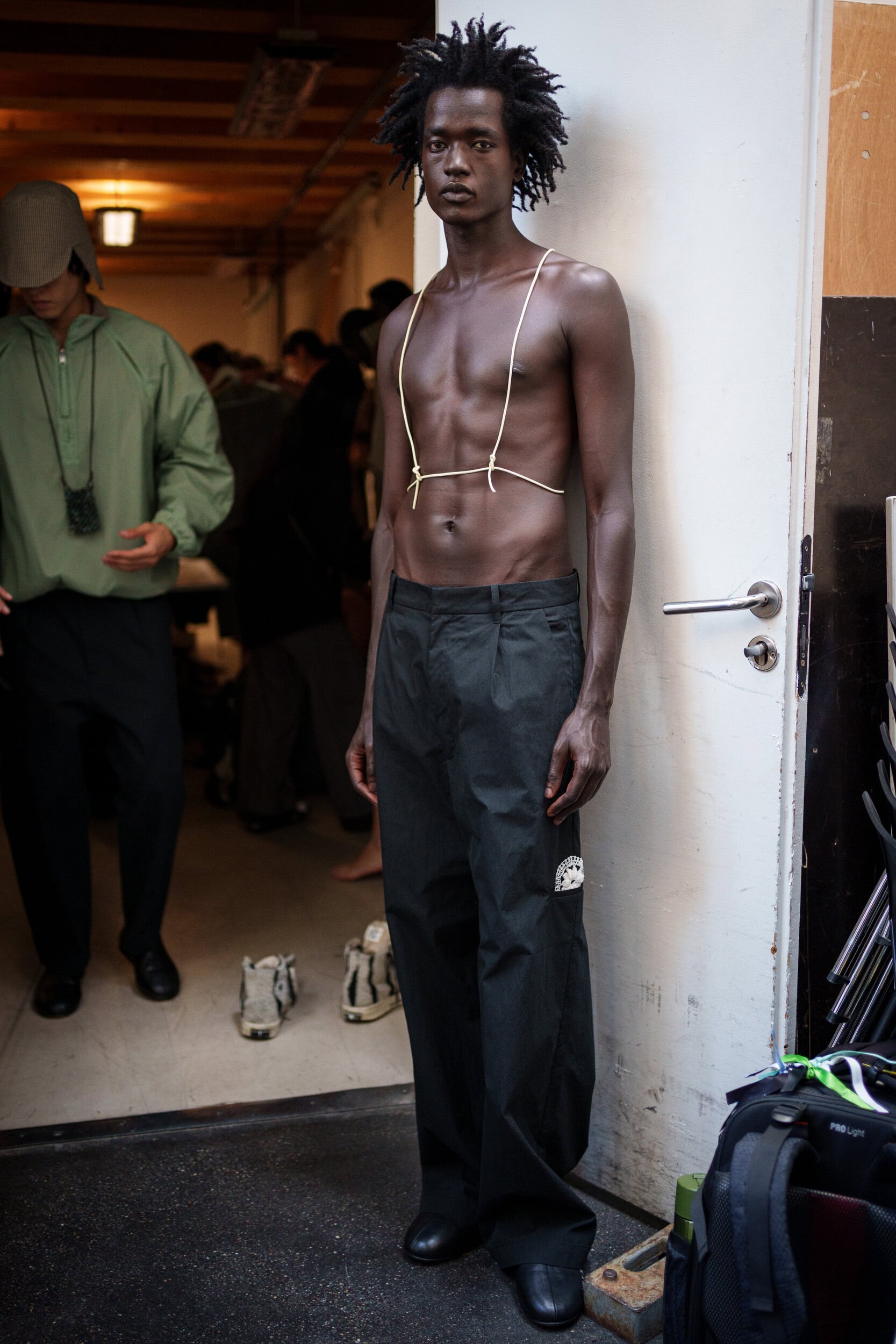 Pedro Andrade Spring 2026 Men's Fashion Show Backstage