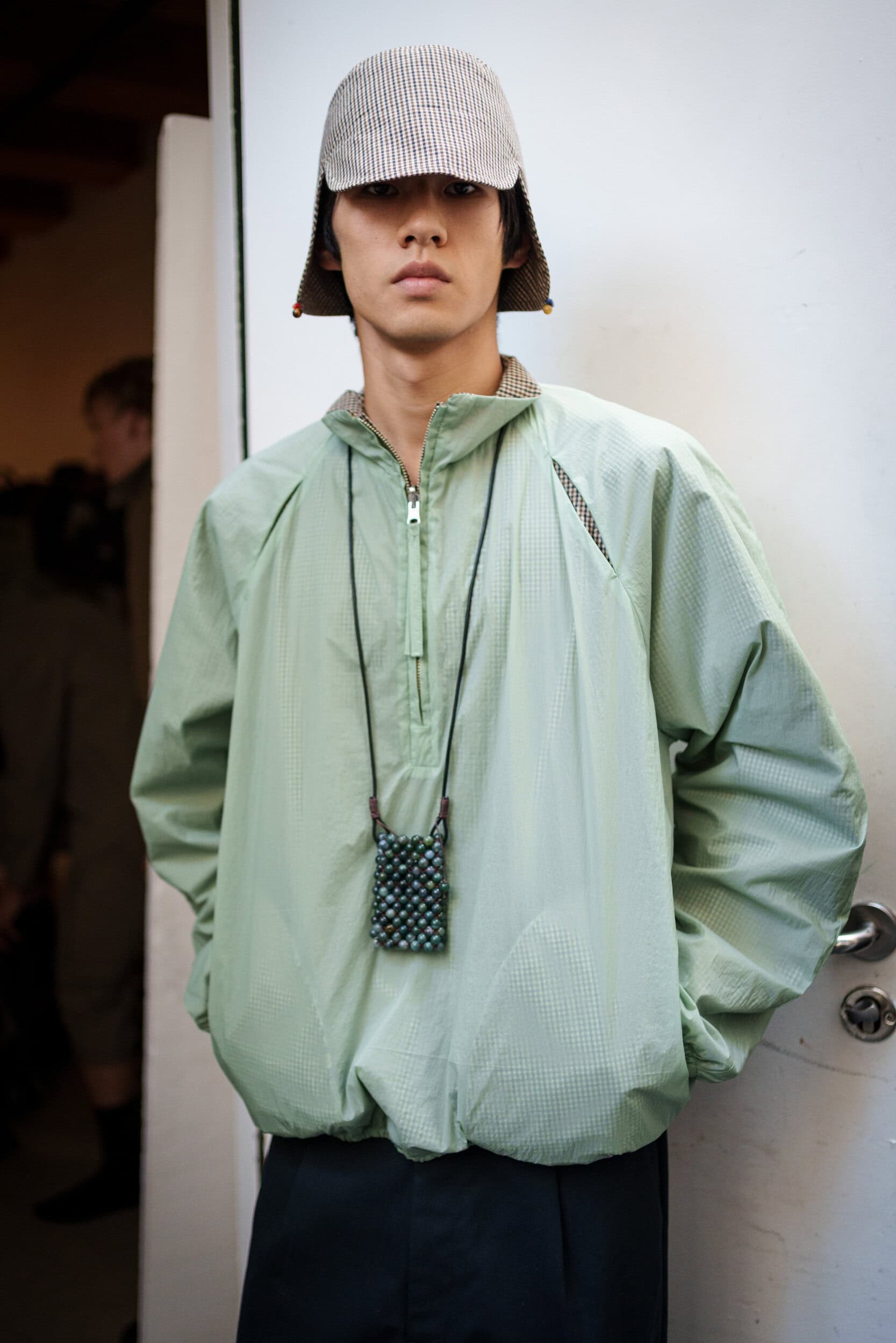Pedro Andrade Spring 2026 Men's Fashion Show Backstage