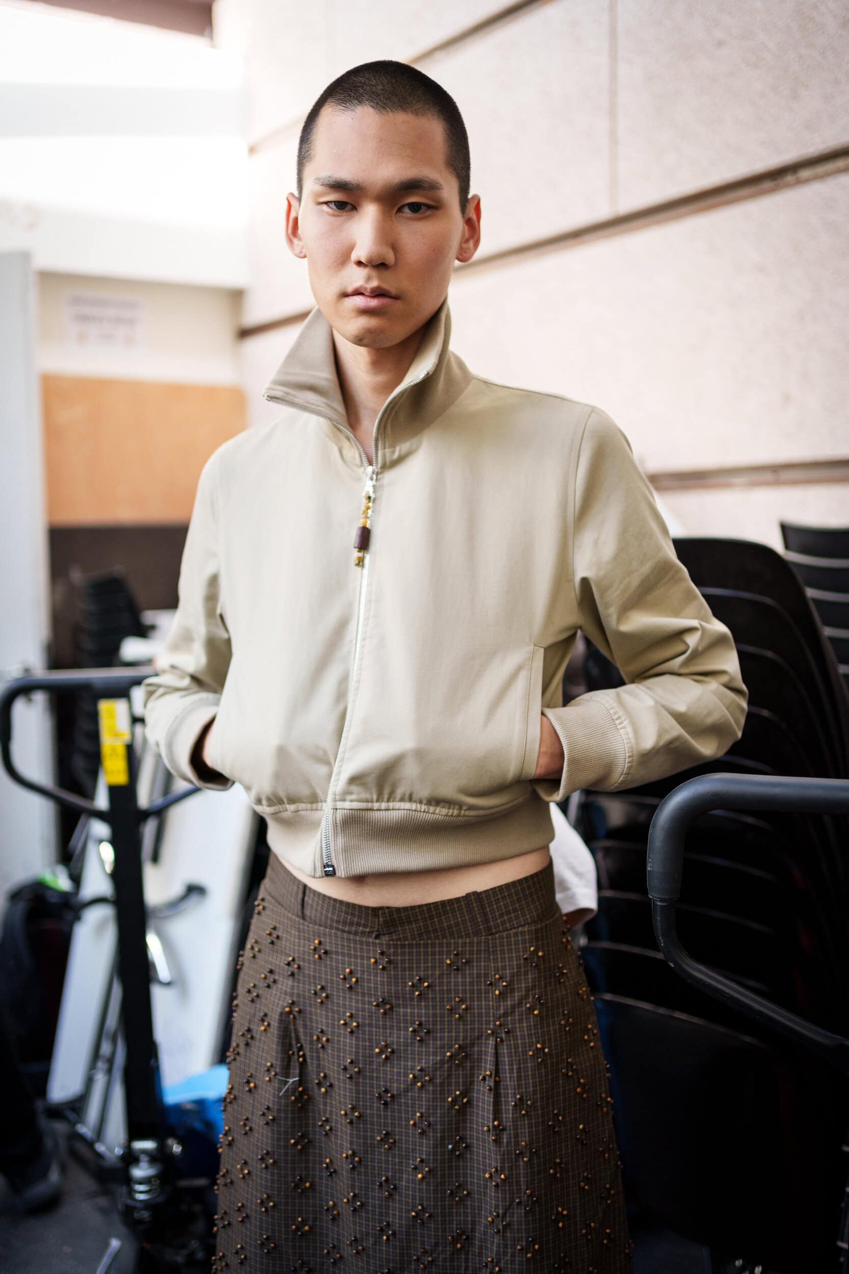 Pedro Andrade Spring 2026 Men's Fashion Show Backstage