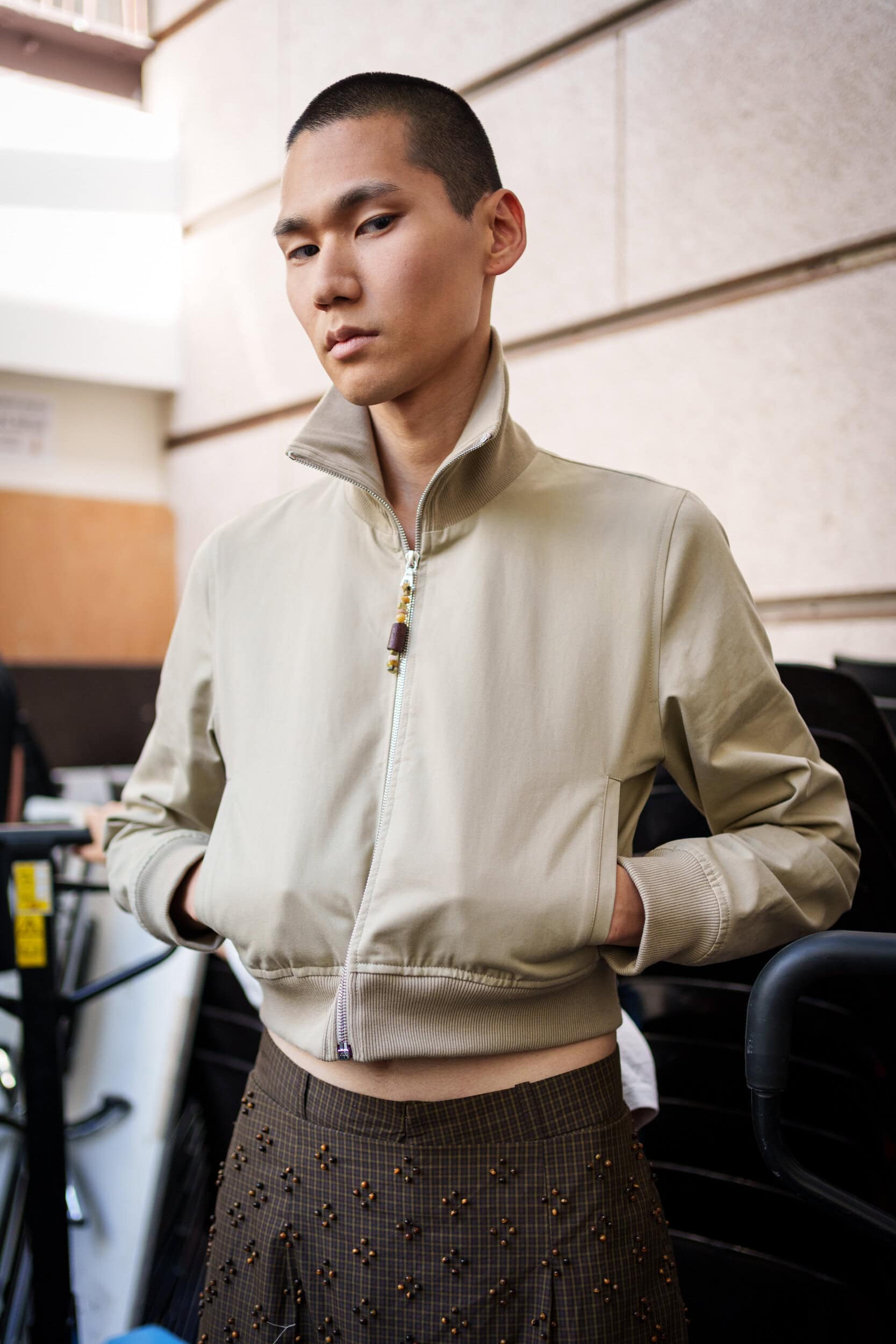 Pedro Andrade Spring 2026 Men's Fashion Show Backstage