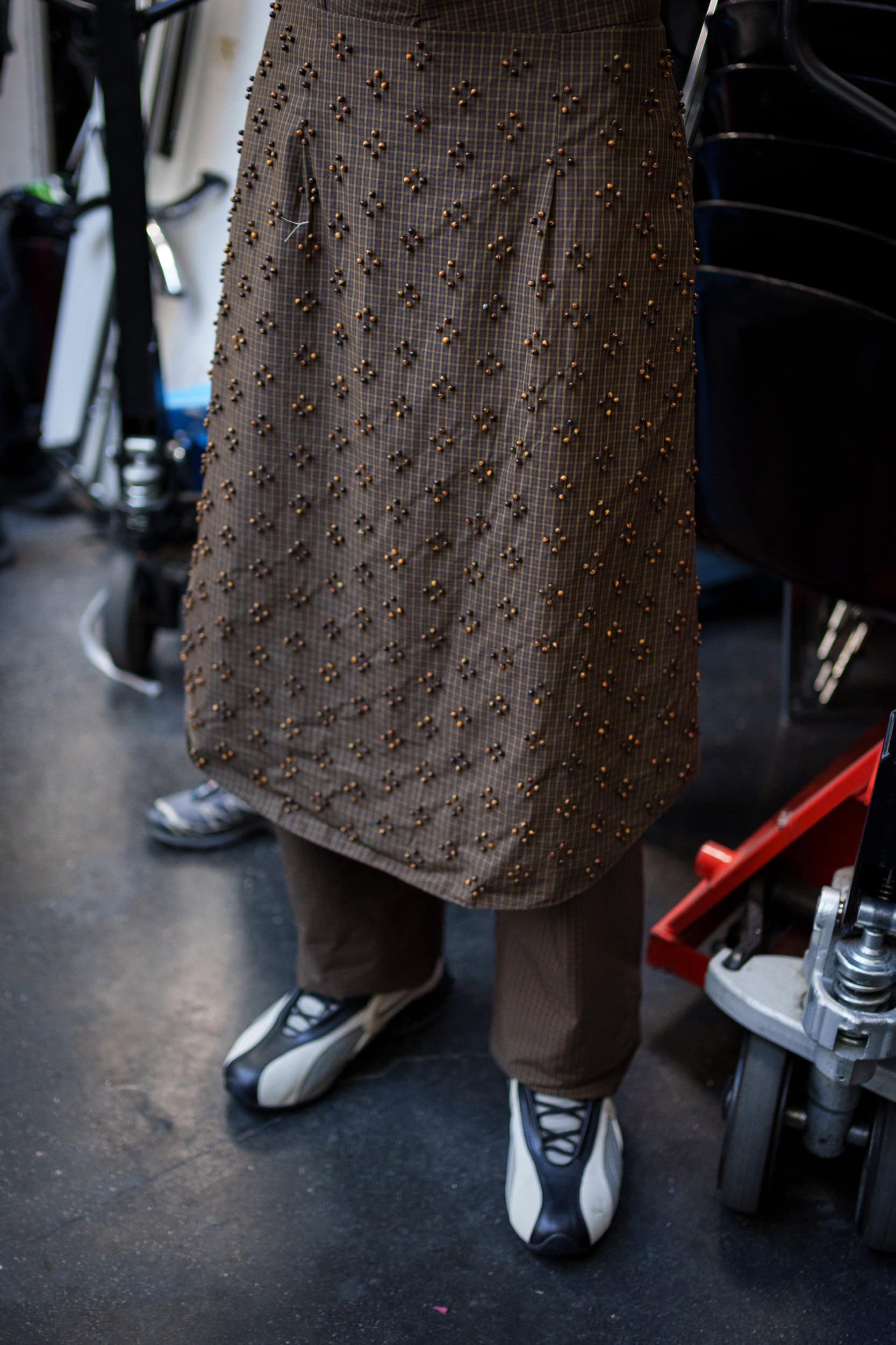 Pedro Andrade Spring 2026 Men's Fashion Show Backstage