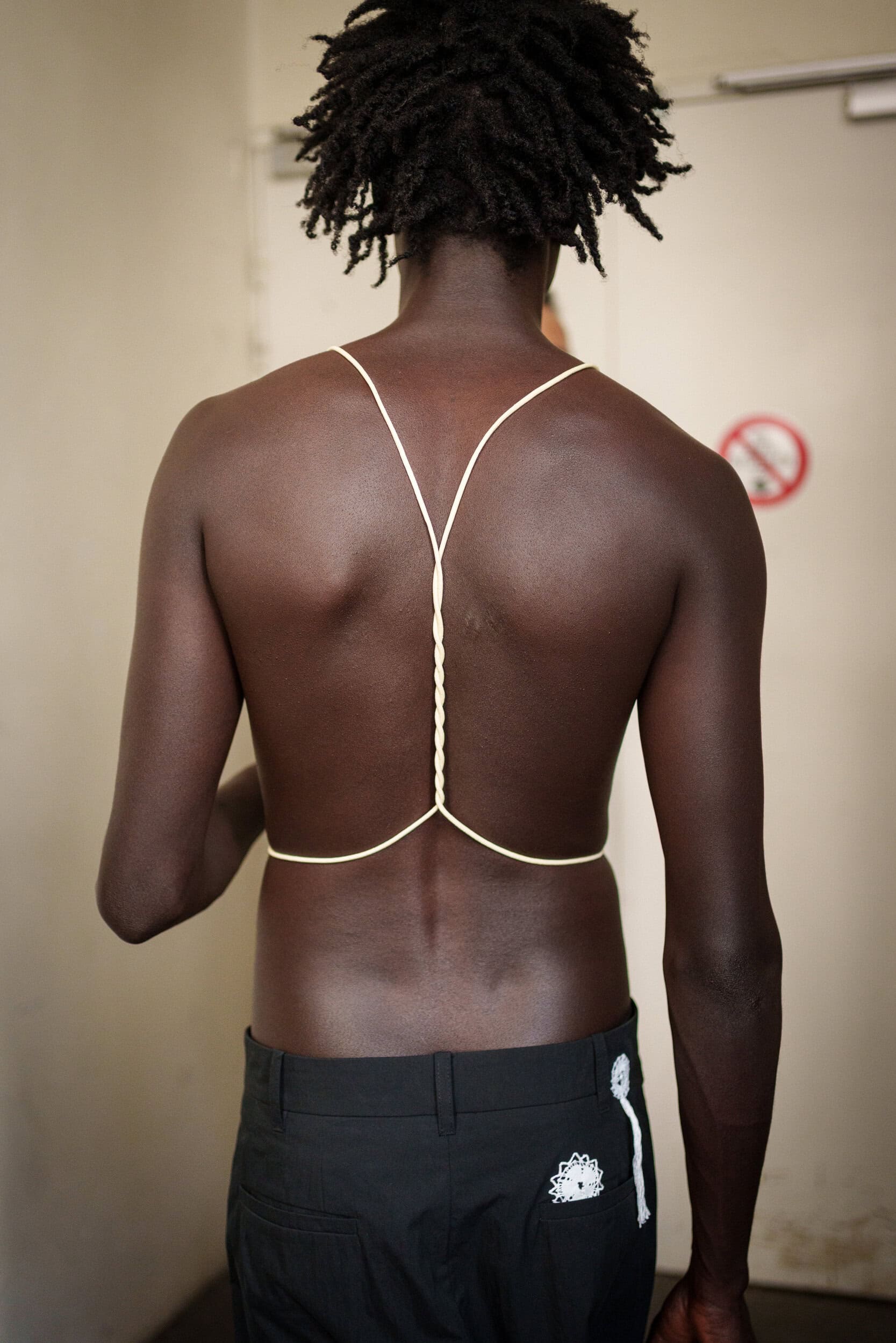 Pedro Andrade Spring 2026 Men's Fashion Show Backstage