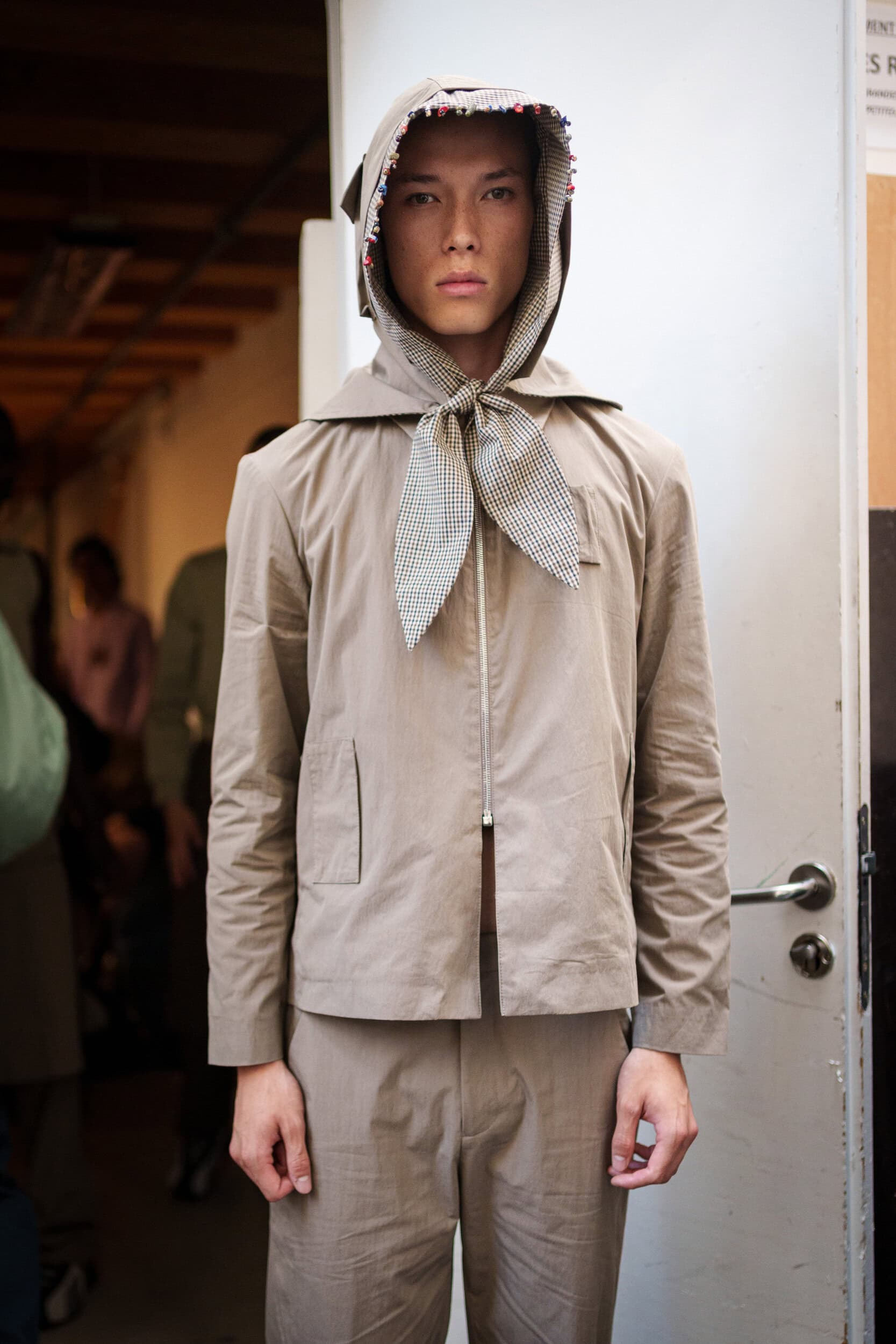 Pedro Andrade Spring 2026 Men's Fashion Show Backstage