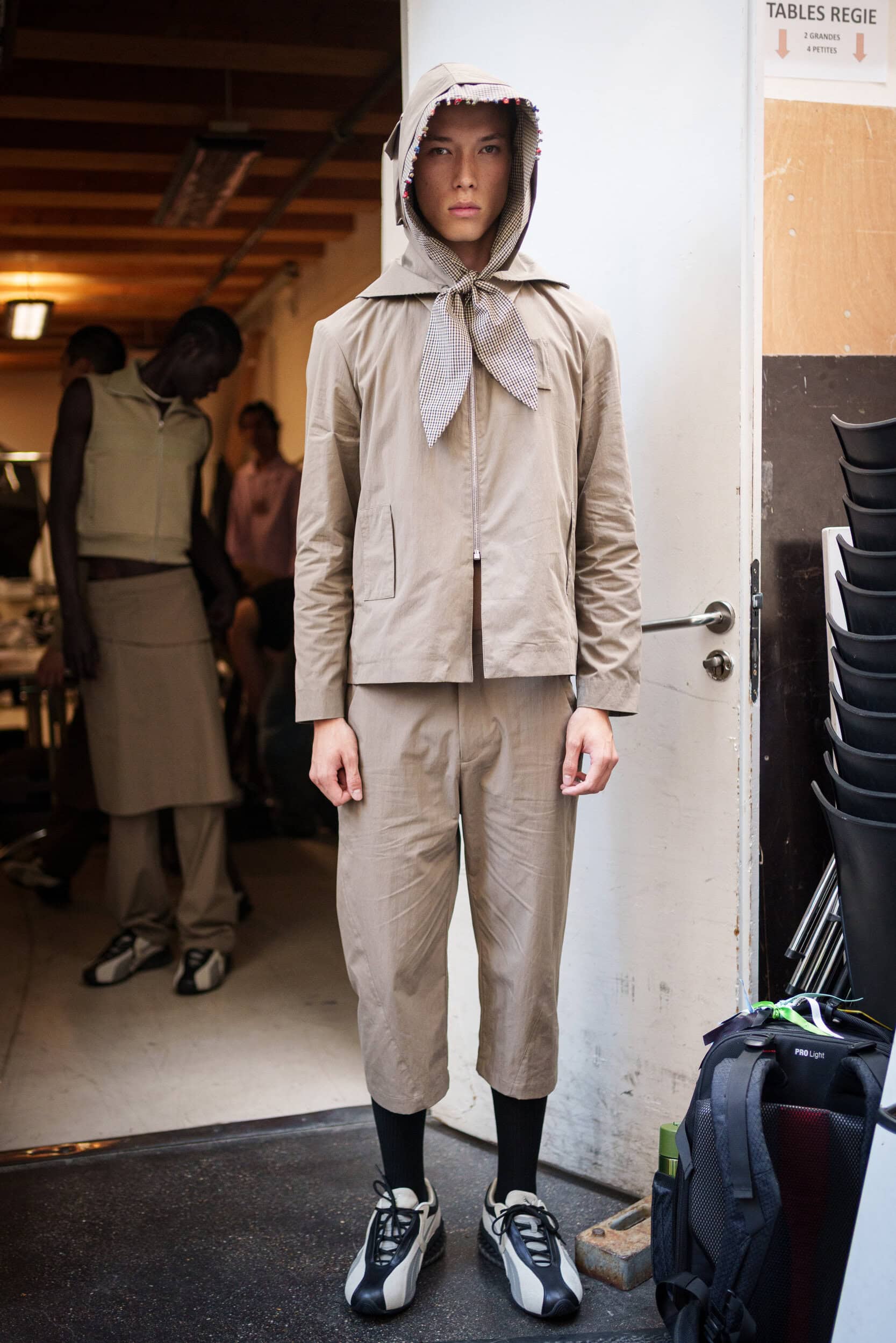 Pedro Andrade Spring 2026 Men's Fashion Show Backstage
