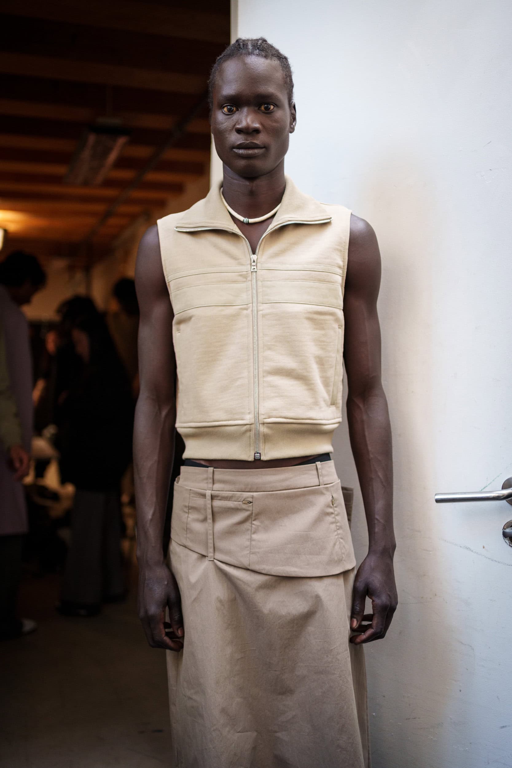 Pedro Andrade Spring 2026 Men's Fashion Show Backstage
