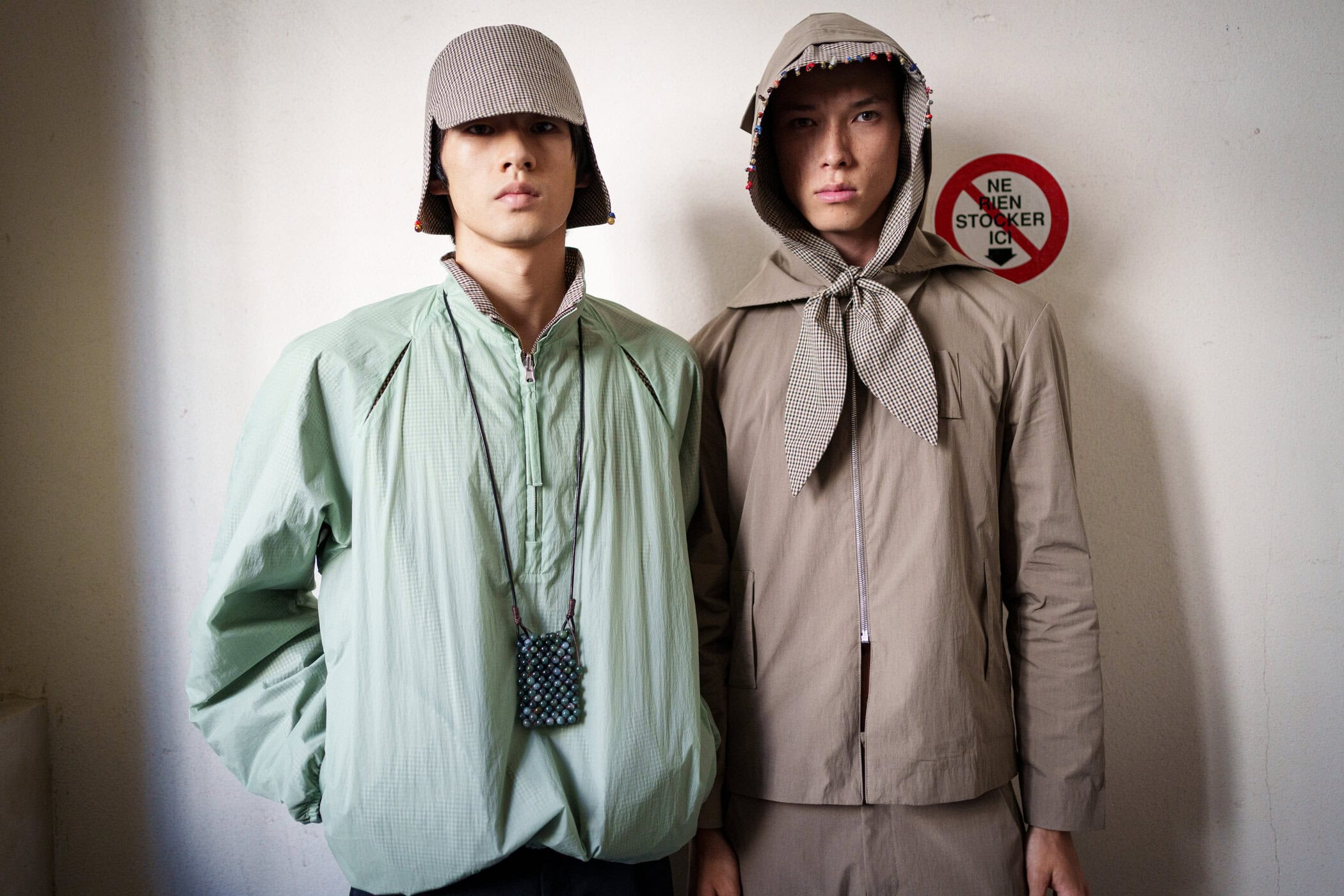 Pedro Andrade Spring 2026 Men's Fashion Show Backstage