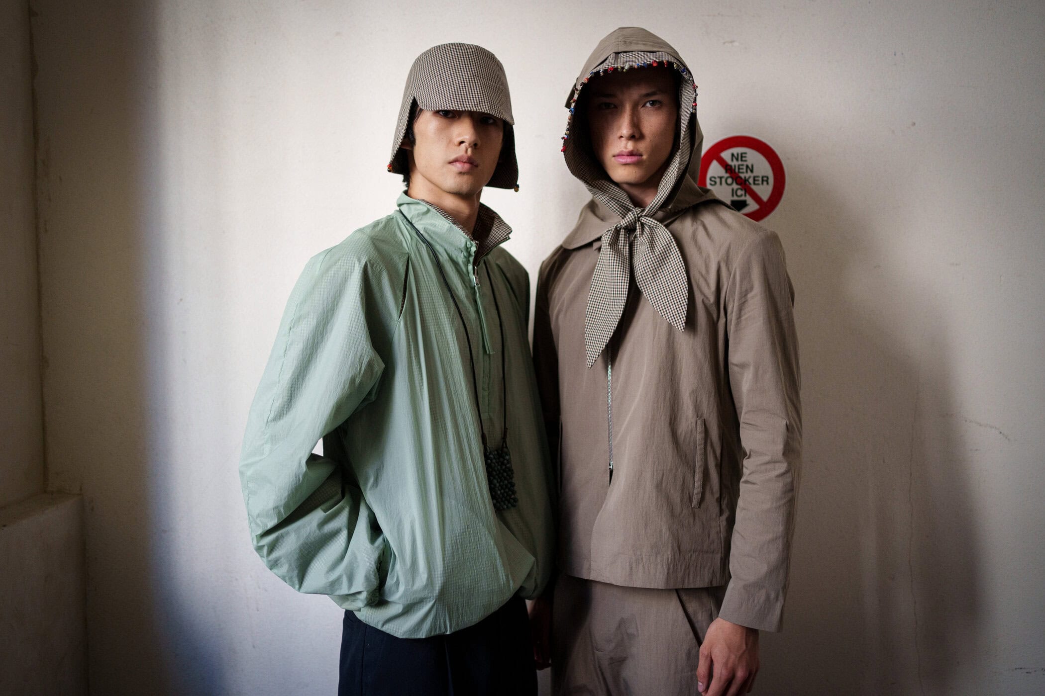 Pedro Andrade Spring 2026 Men's Fashion Show Backstage