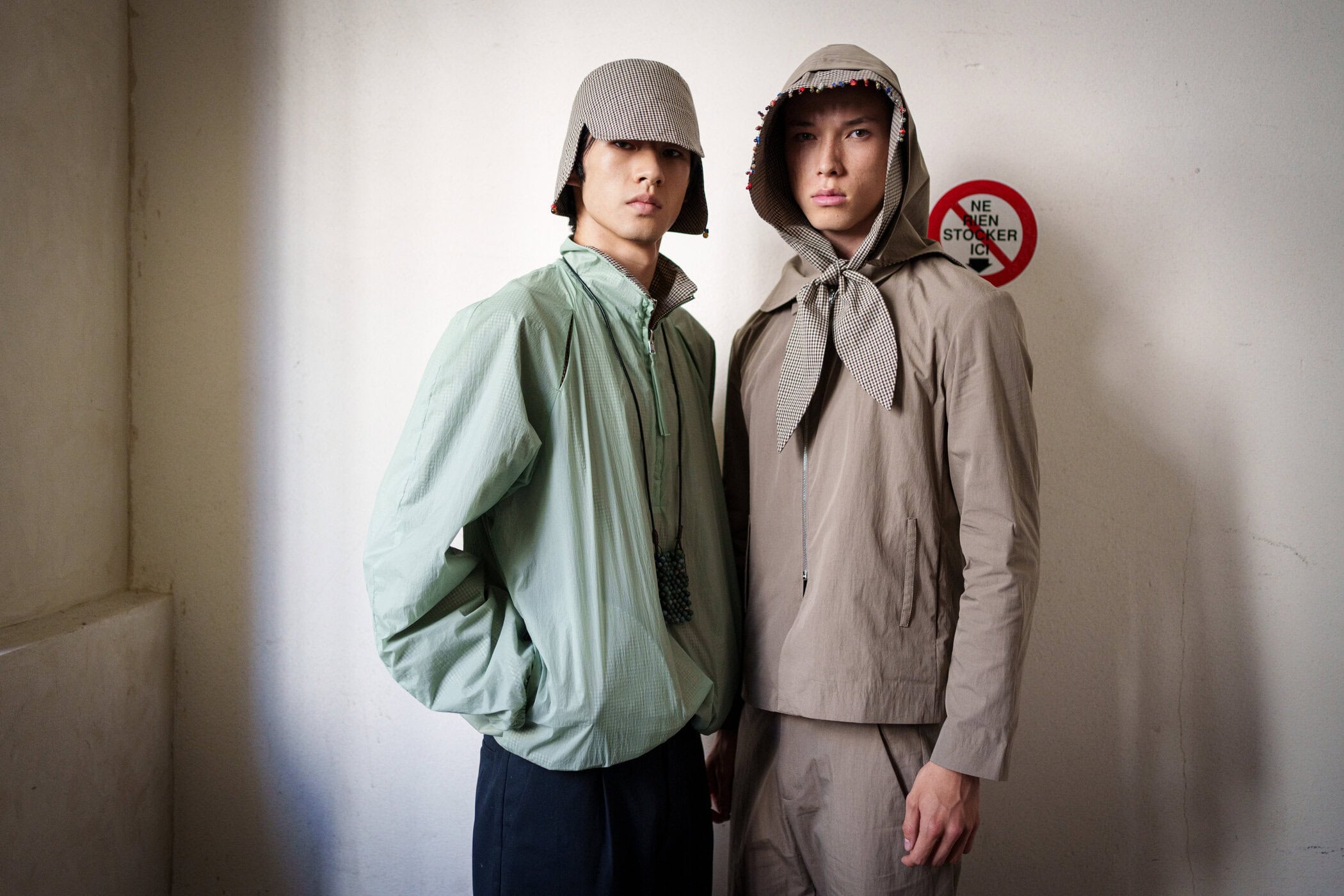 Pedro Andrade Spring 2026 Men's Fashion Show Backstage