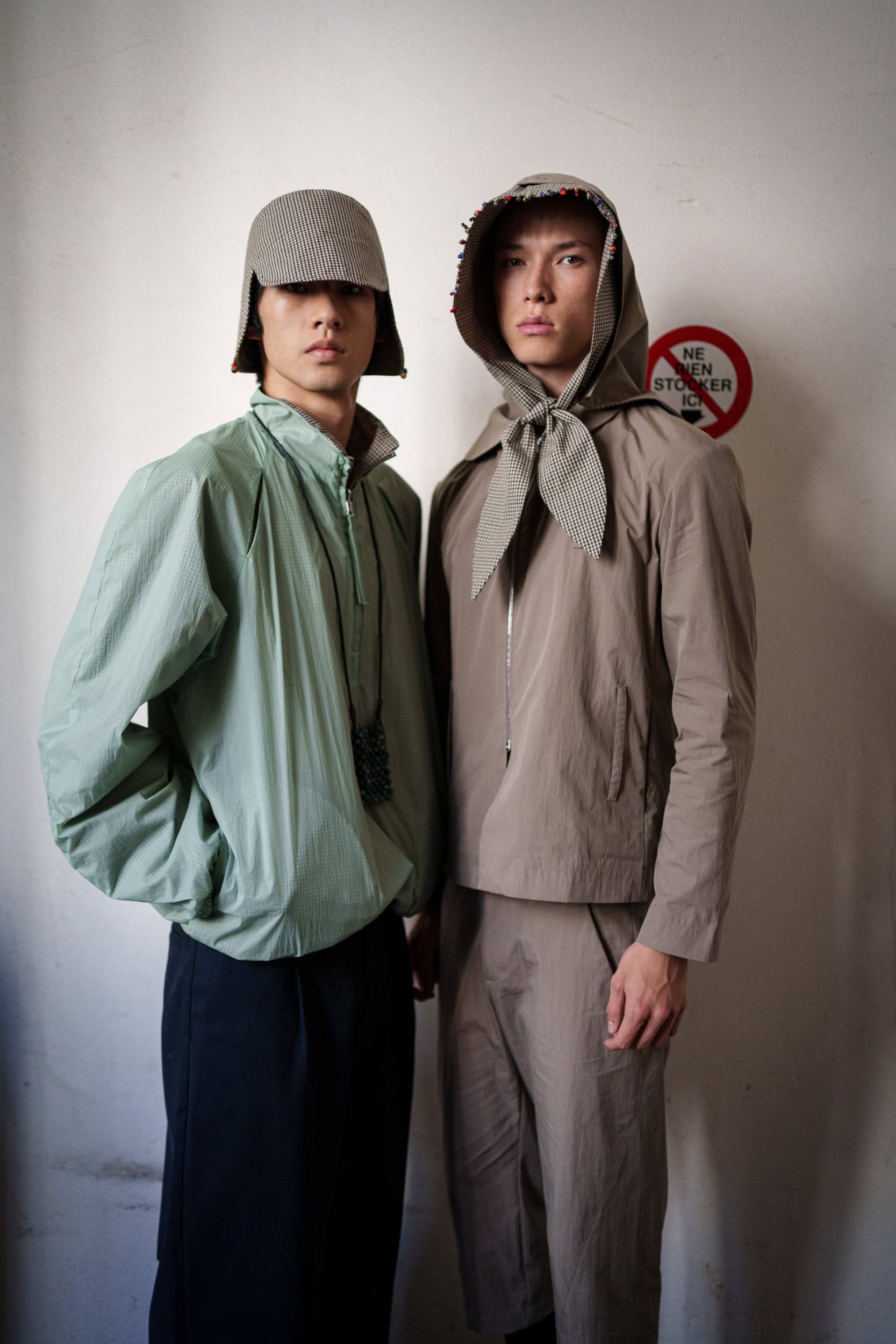 Pedro Andrade Spring 2026 Men's Fashion Show Backstage