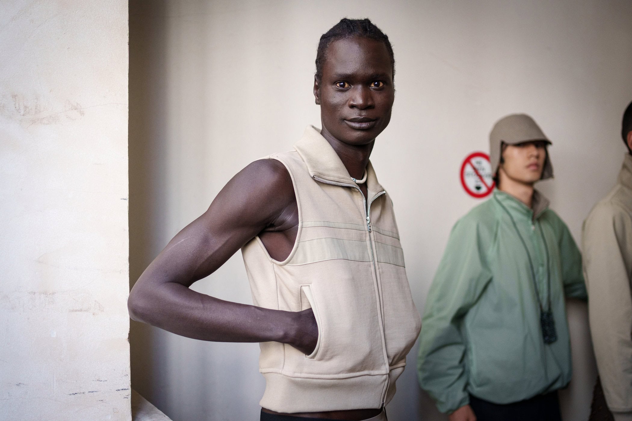 Pedro Andrade Spring 2026 Men's Fashion Show Backstage
