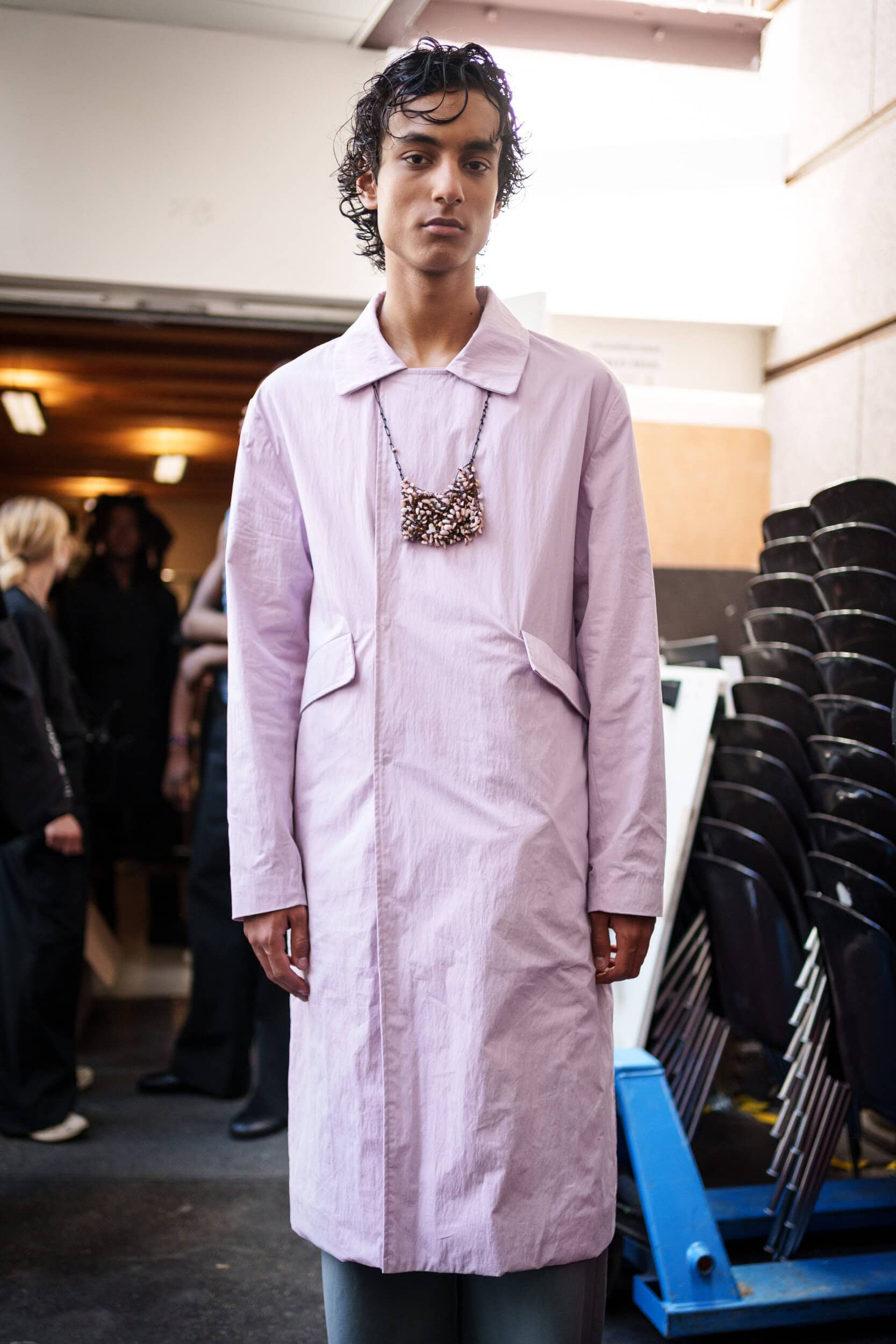 Pedro Andrade Spring 2026 Men's Fashion Show Backstage