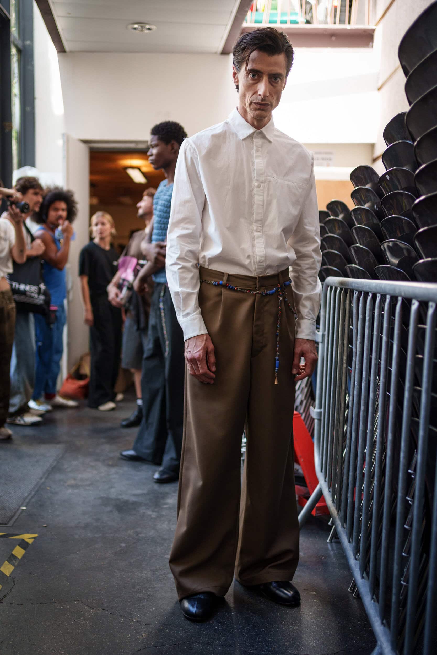 Pedro Andrade Spring 2026 Men's Fashion Show Backstage