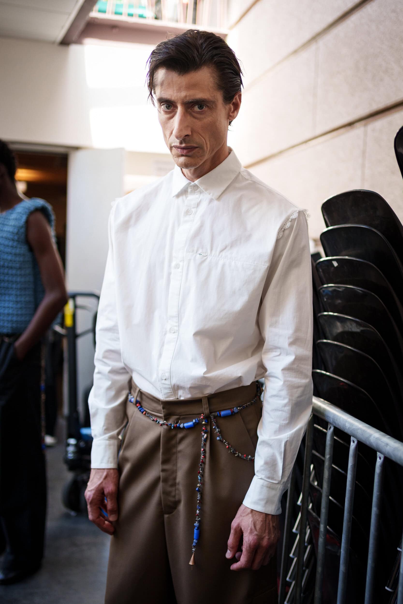 Pedro Andrade Spring 2026 Men's Fashion Show Backstage