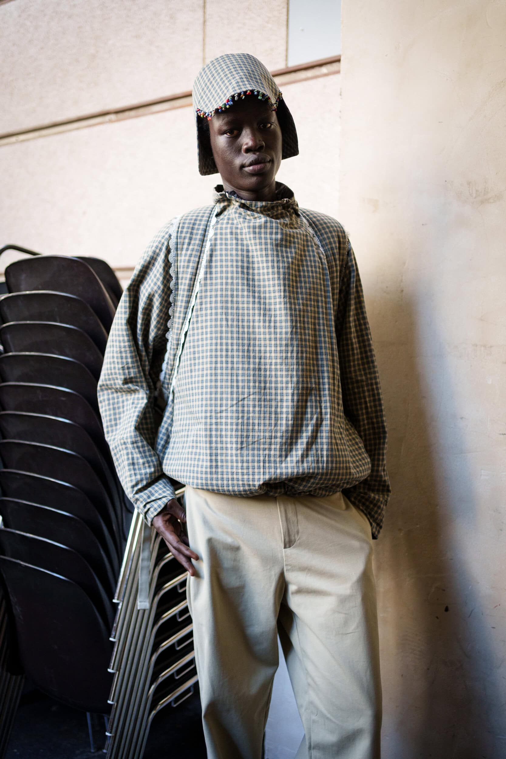 Pedro Andrade Spring 2026 Men's Fashion Show Backstage