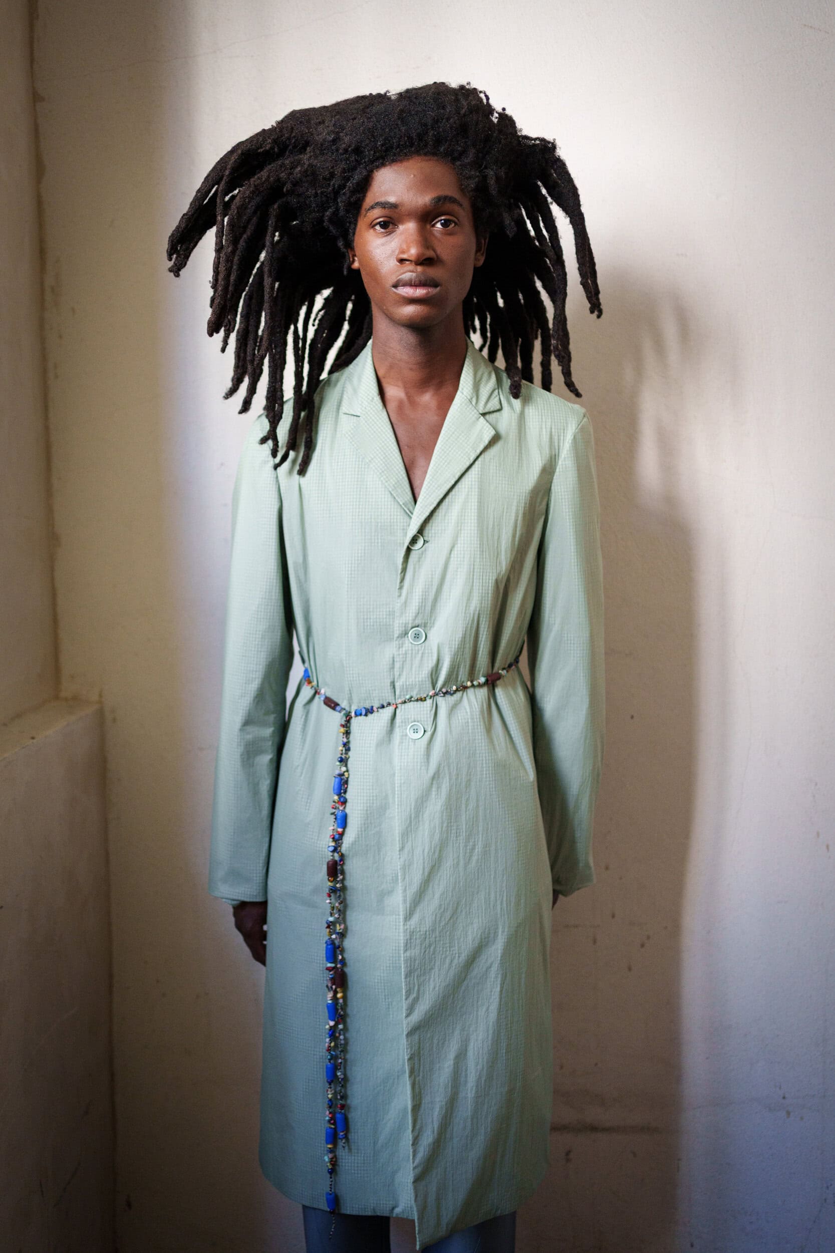 Pedro Andrade Spring 2026 Men's Fashion Show Backstage
