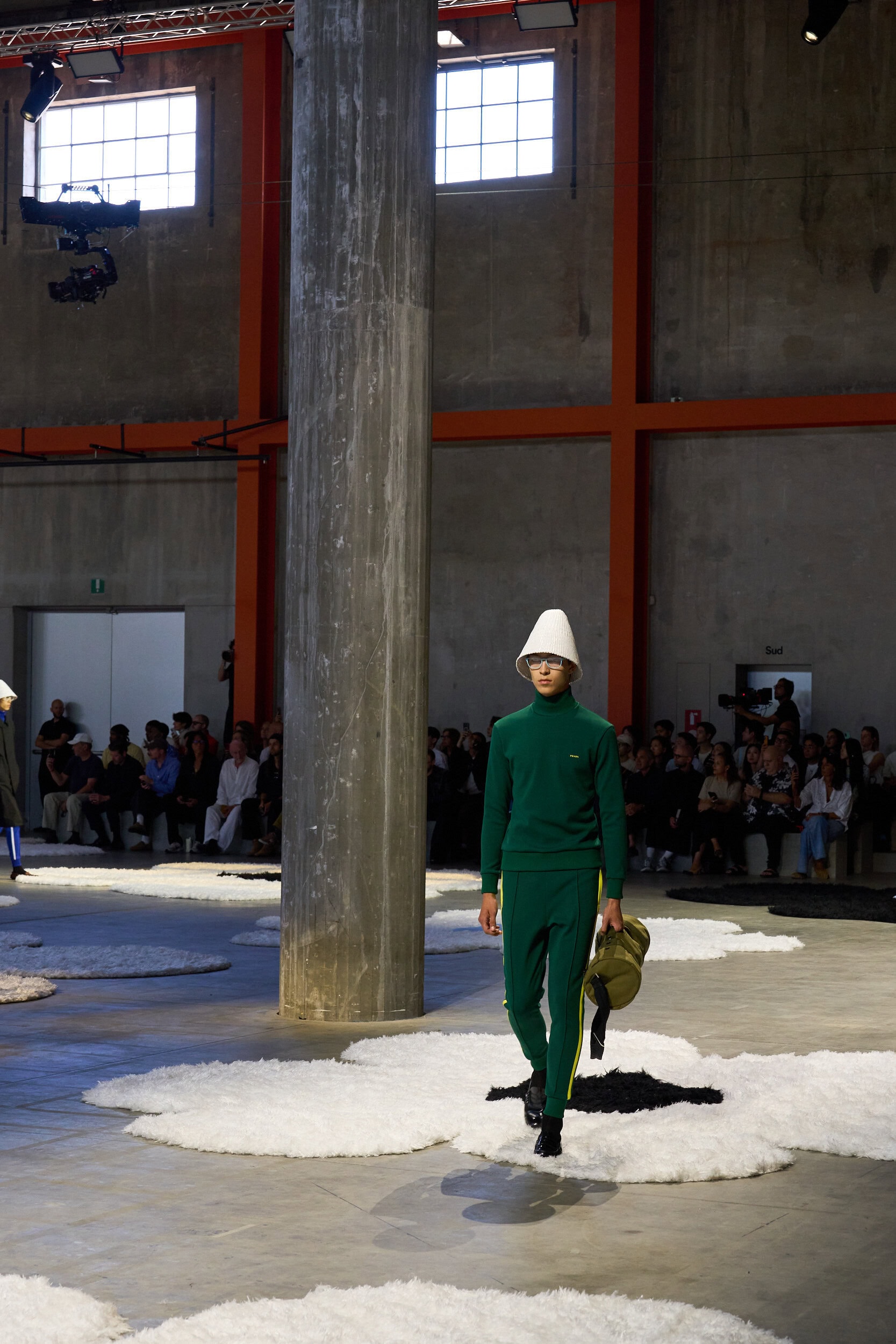 Prada Spring 2026 Men's Fashion Show Atmosphere