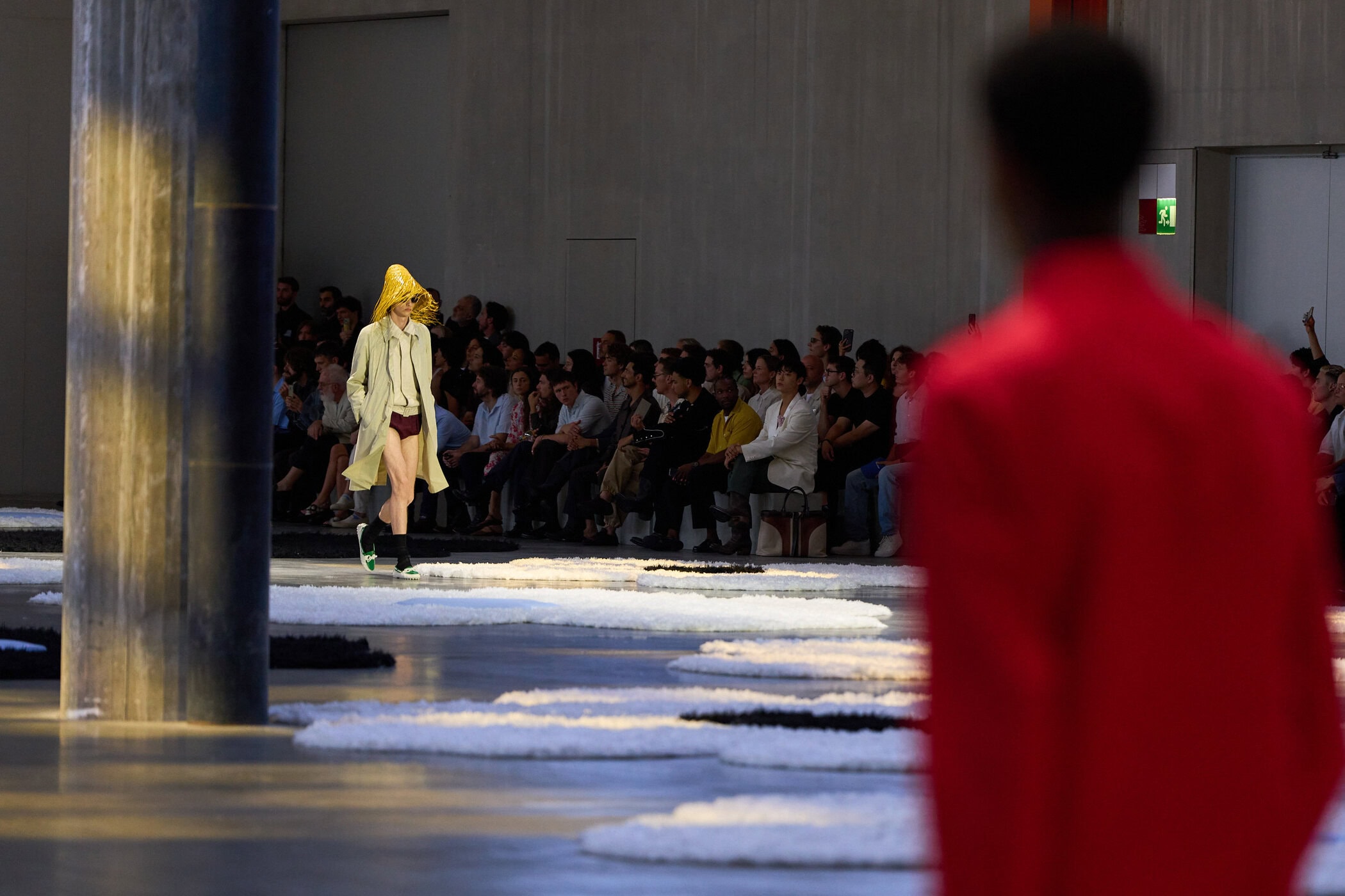 Prada Spring 2026 Men's Fashion Show Atmosphere