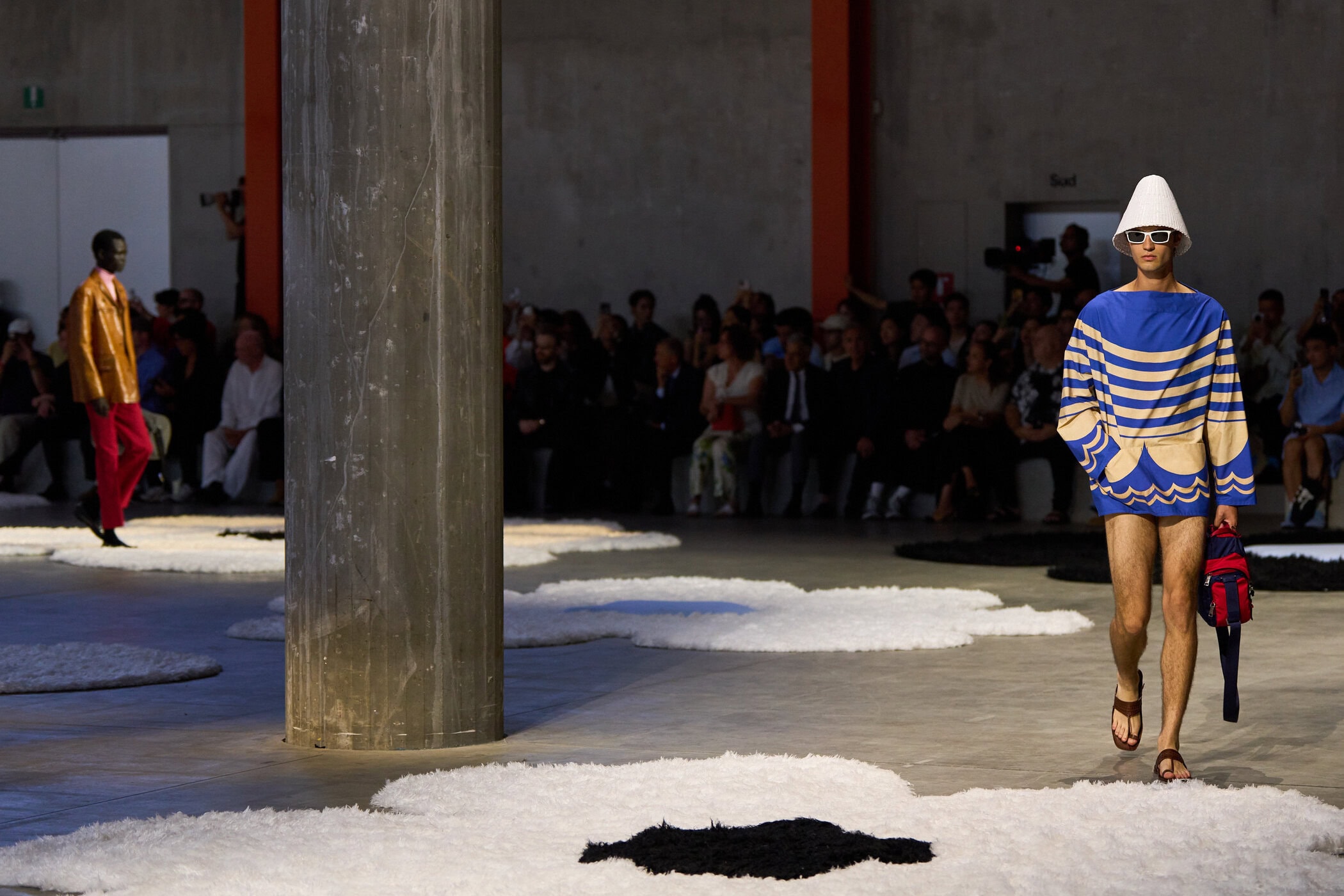 Prada Spring 2026 Men's Fashion Show Atmosphere