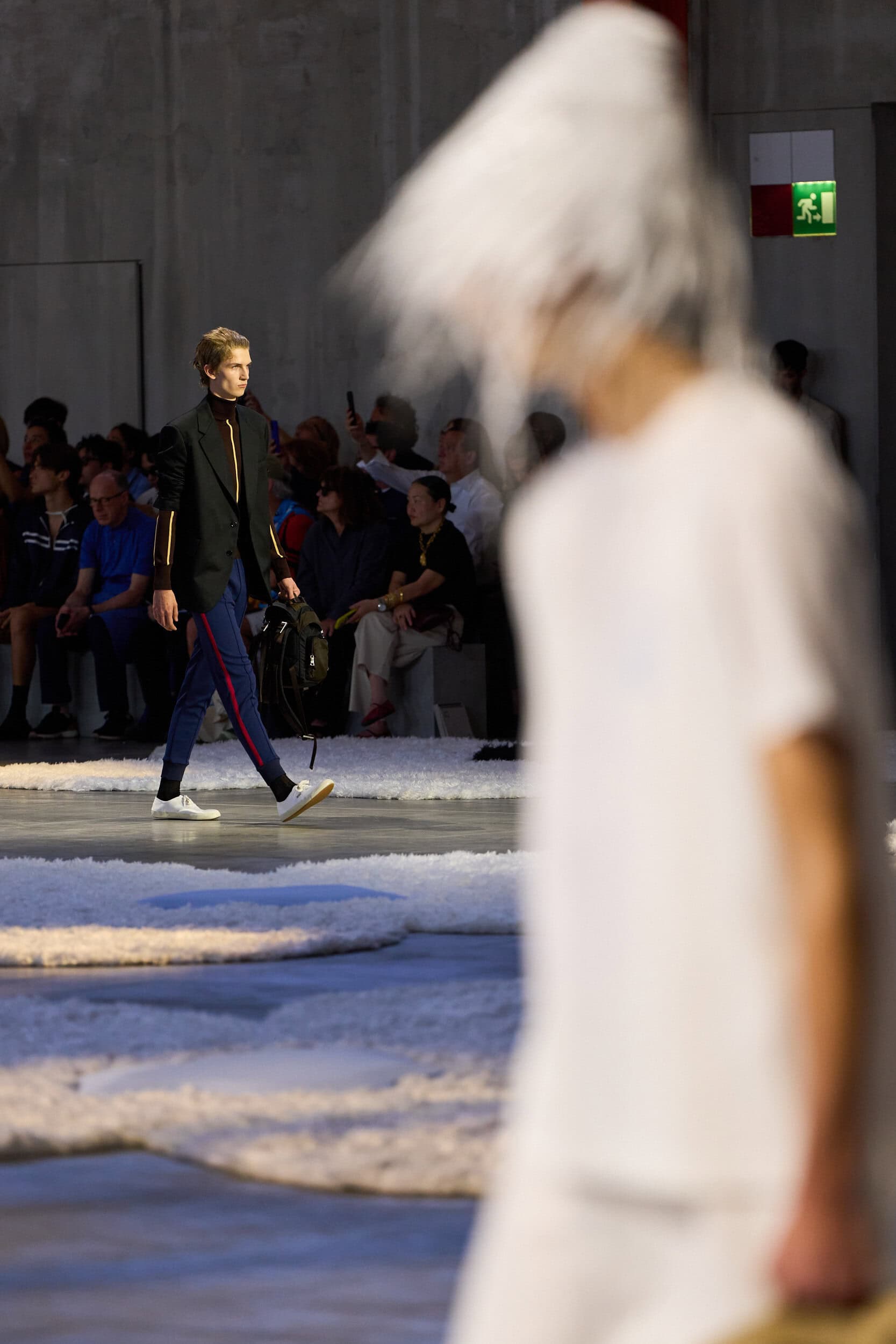 Prada Spring 2026 Men's Fashion Show Atmosphere