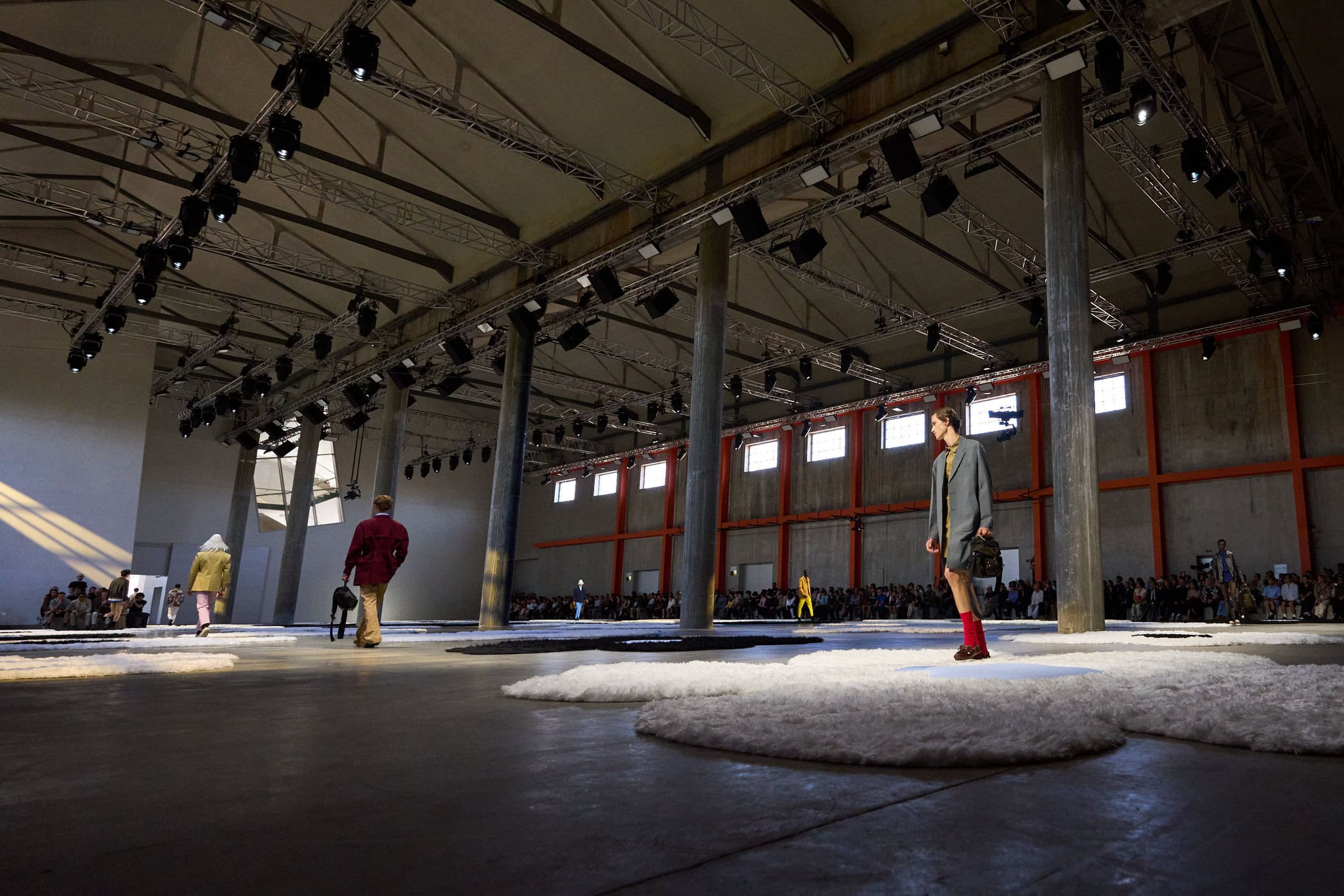 Prada Spring 2026 Men's Fashion Show Atmosphere