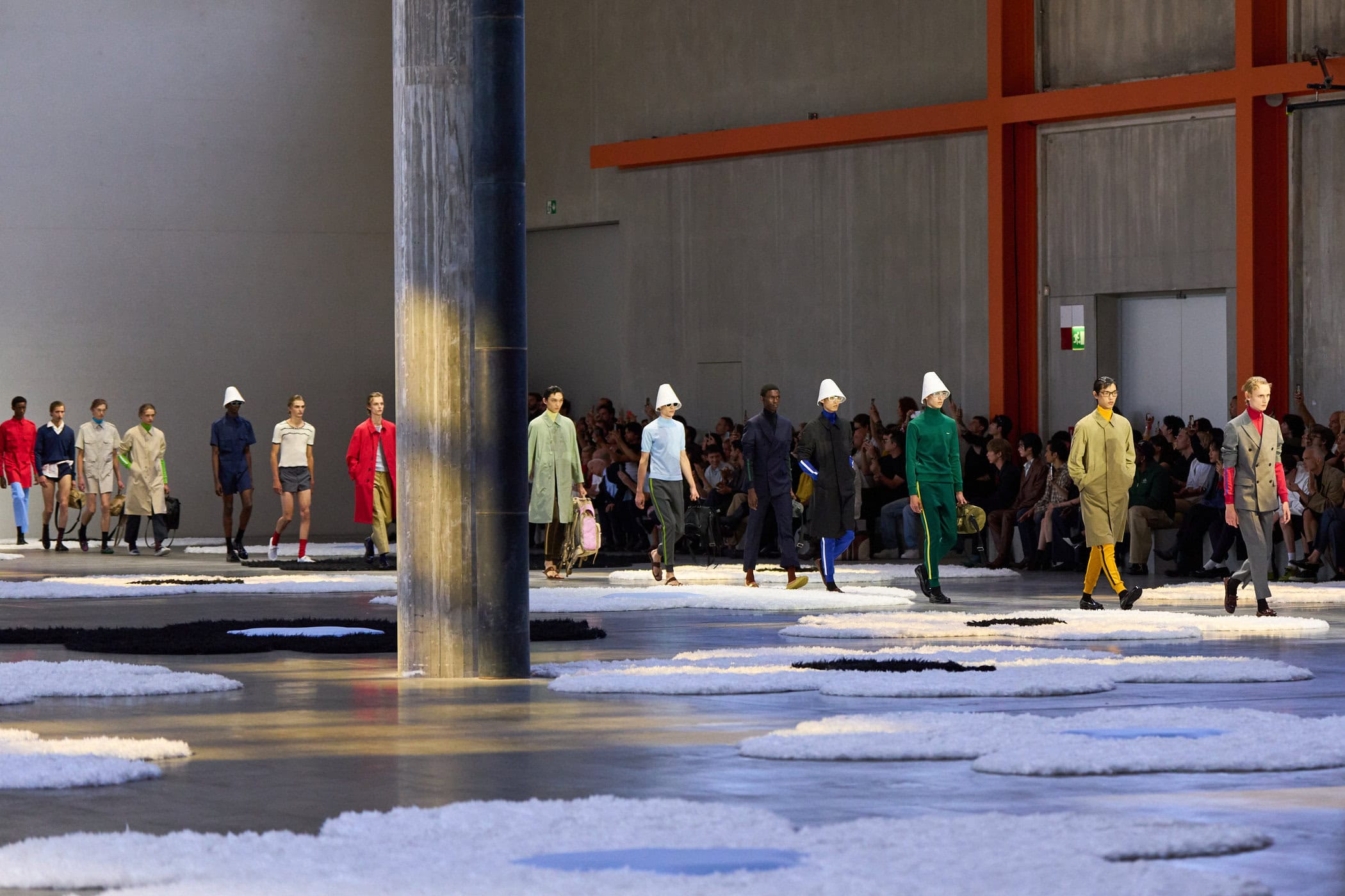 Prada Spring 2026 Men's Fashion Show Atmosphere