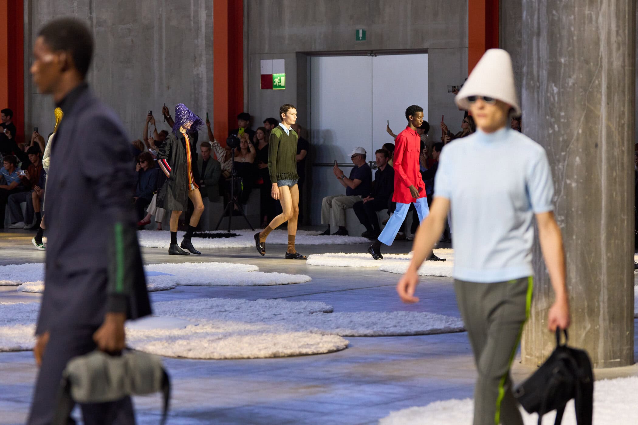 Prada Spring 2026 Men's Fashion Show Atmosphere
