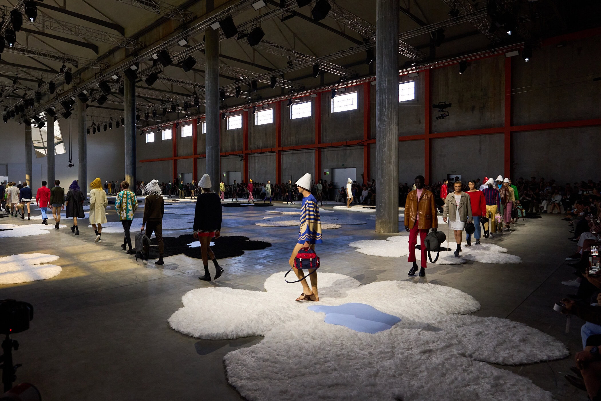Prada Spring 2026 Men's Fashion Show Atmosphere