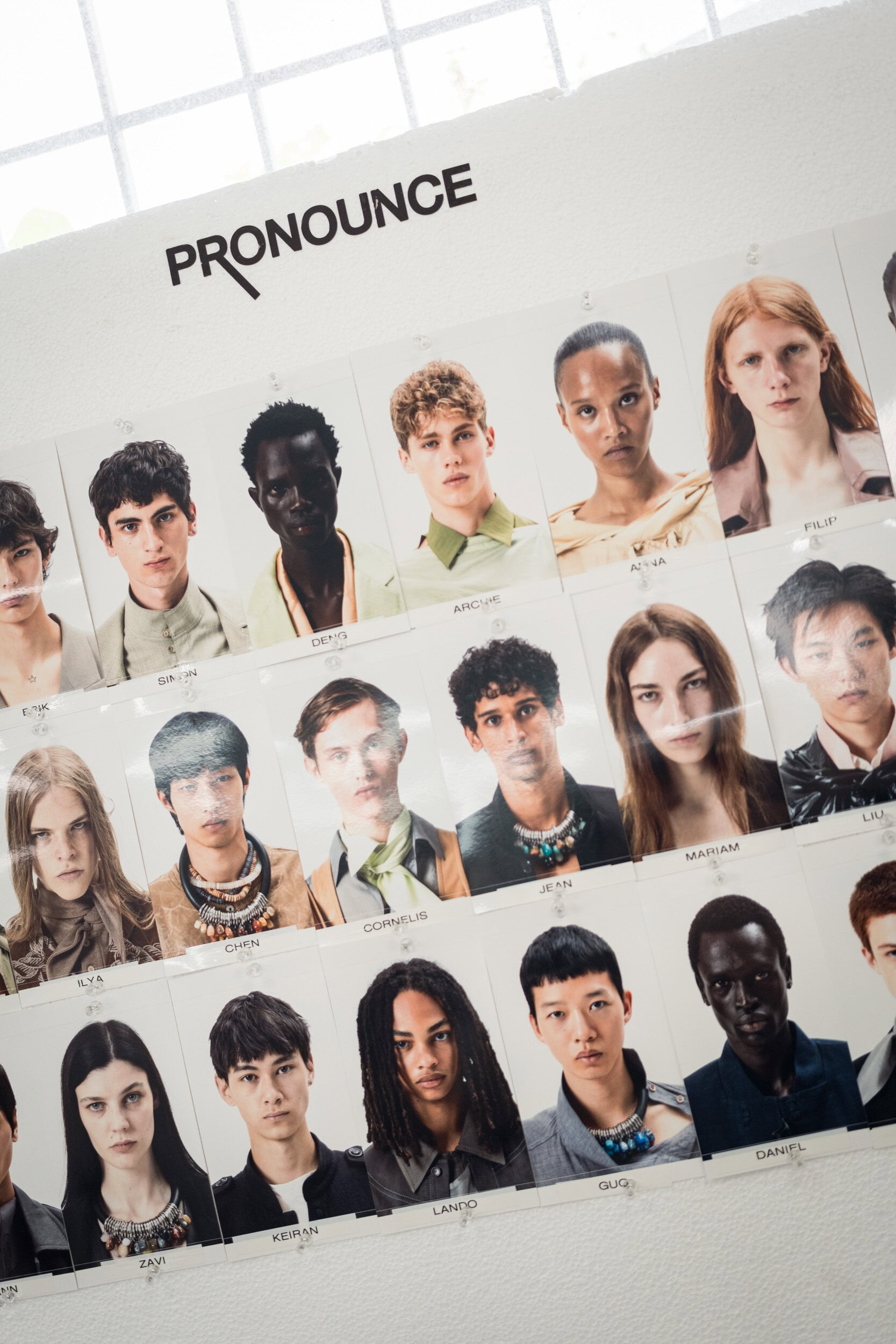 Pronounce Spring 2026 Men's Fashion Show Backstage