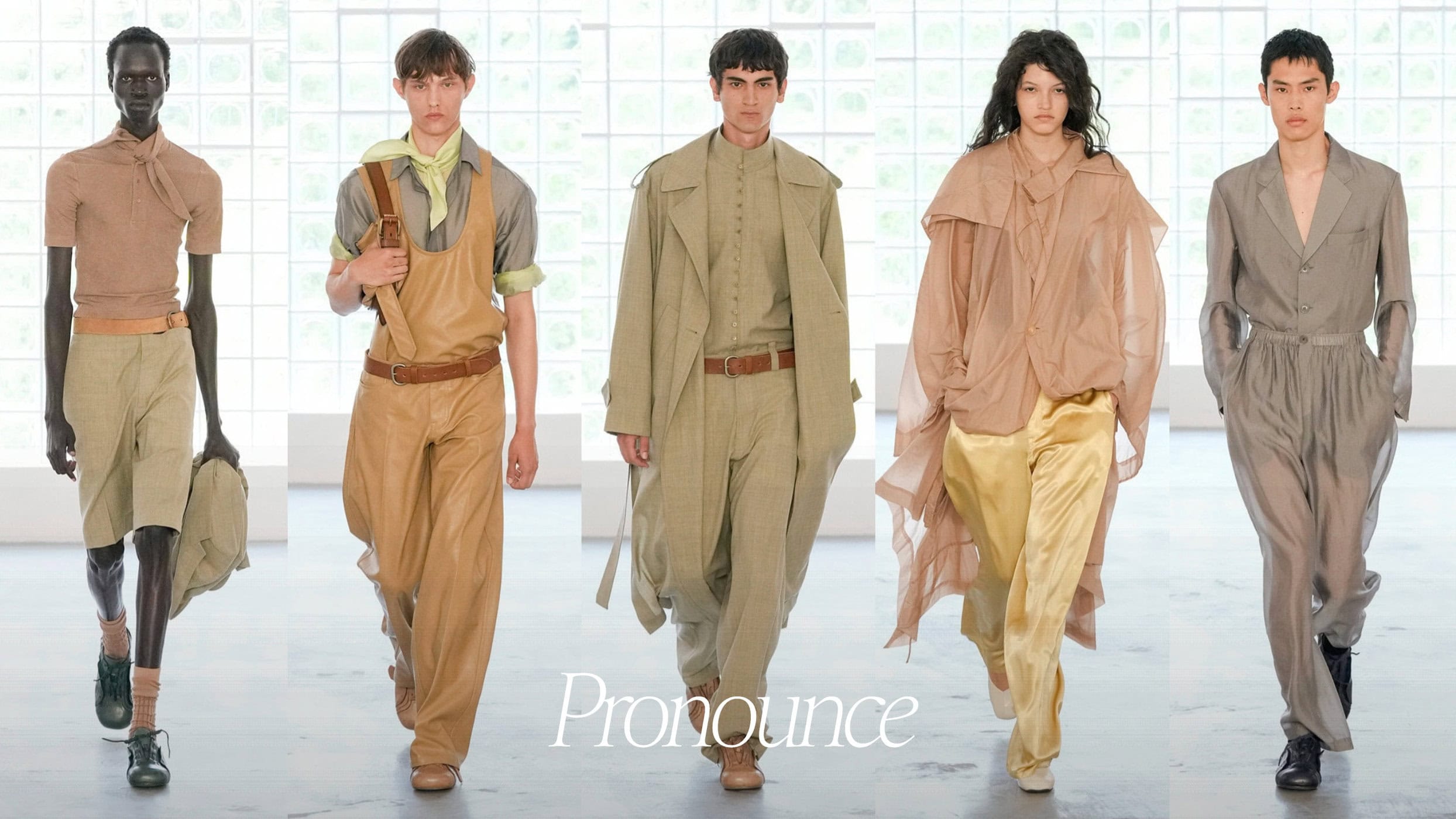 Pronounce Spring 2026 Men's Fashion Show